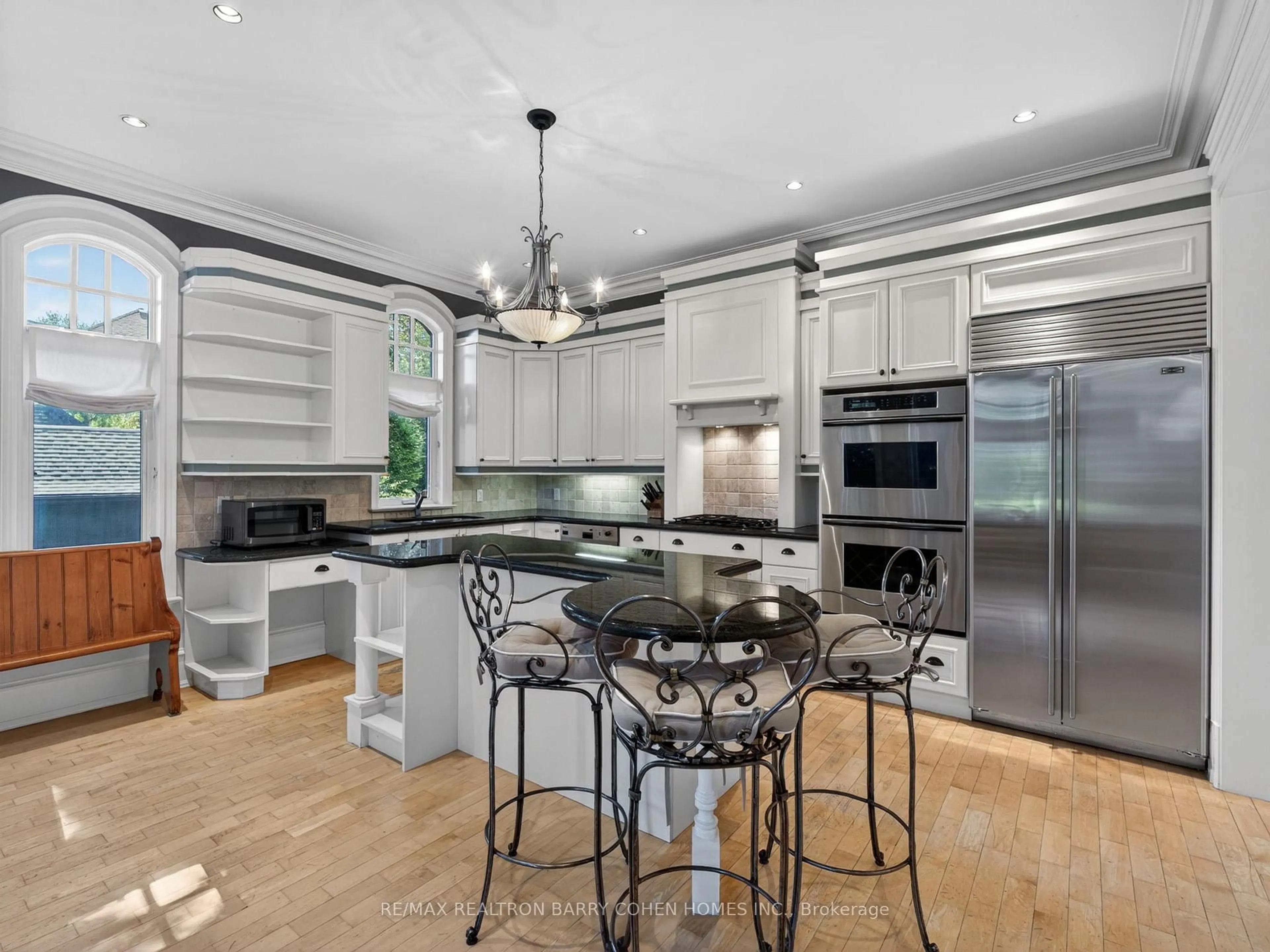 Contemporary kitchen, ceramic/tile floor for 36 Esgore Dr, Toronto Ontario M5M 3R4