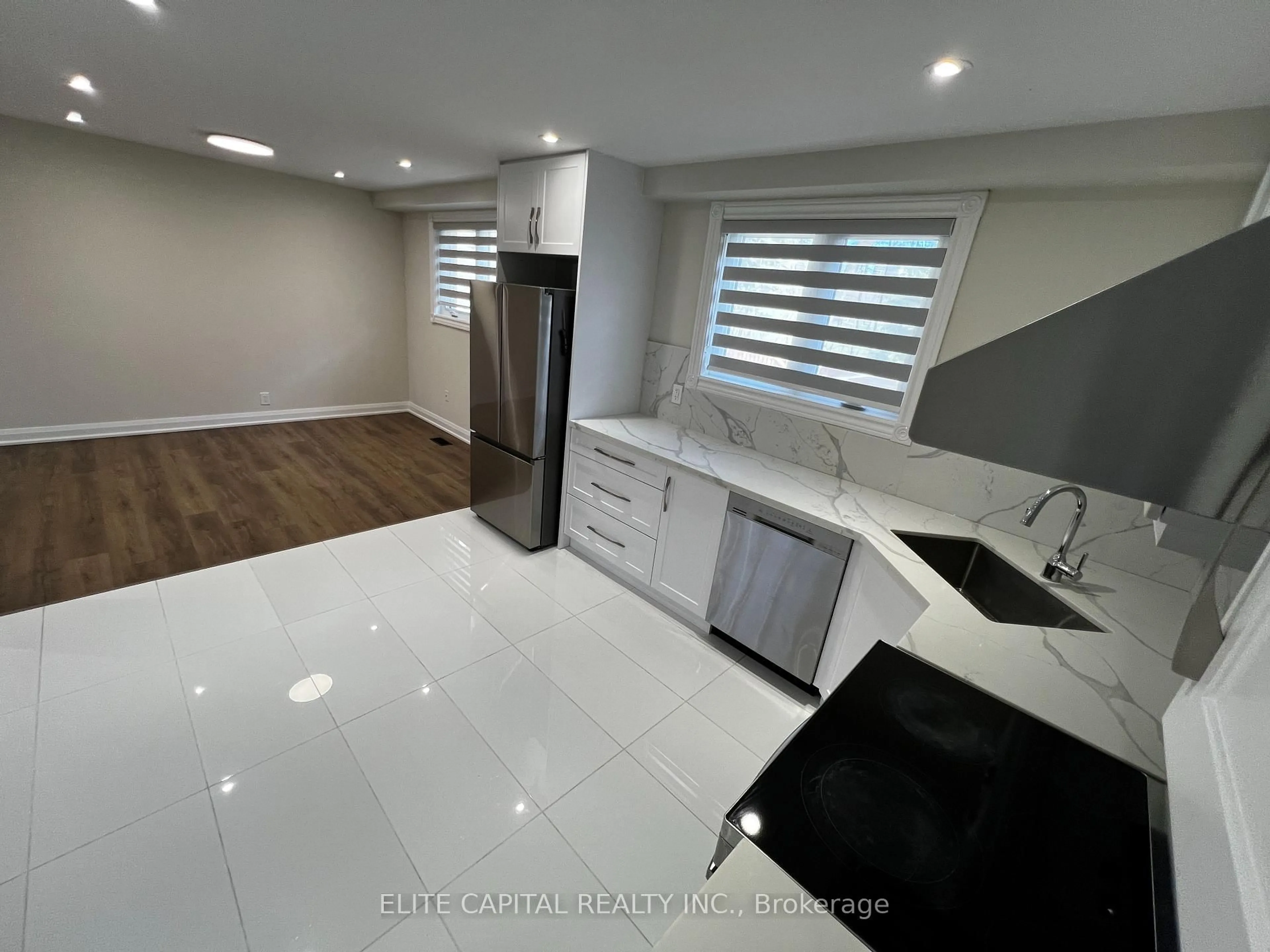 Open concept kitchen, ceramic/tile floor for 47 Glentworth Rd, Toronto Ontario M2J 2E7
