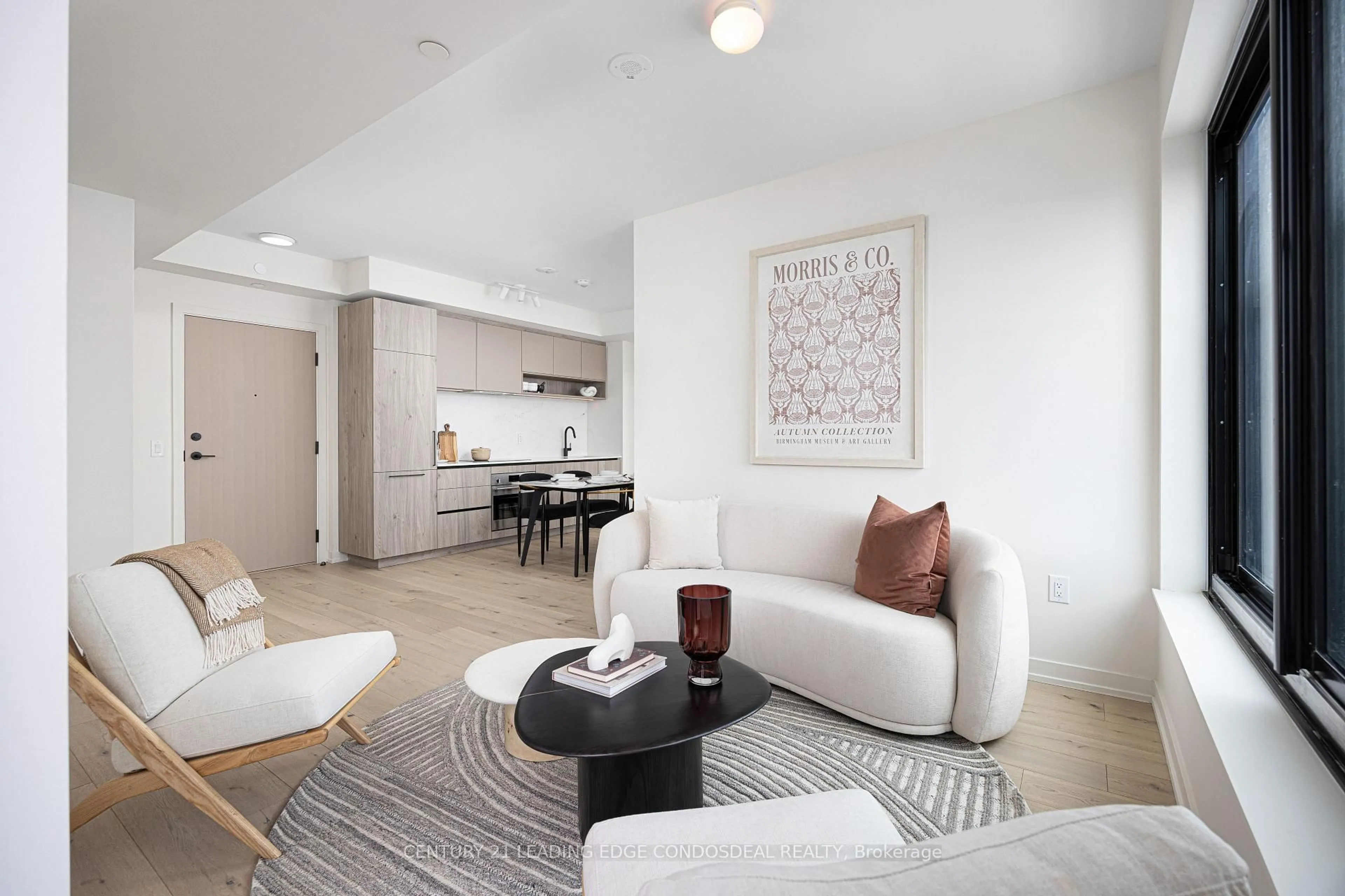 Living room with furniture, unknown for 181 Sterling Rd #1402, Toronto Ontario M6R 2B2