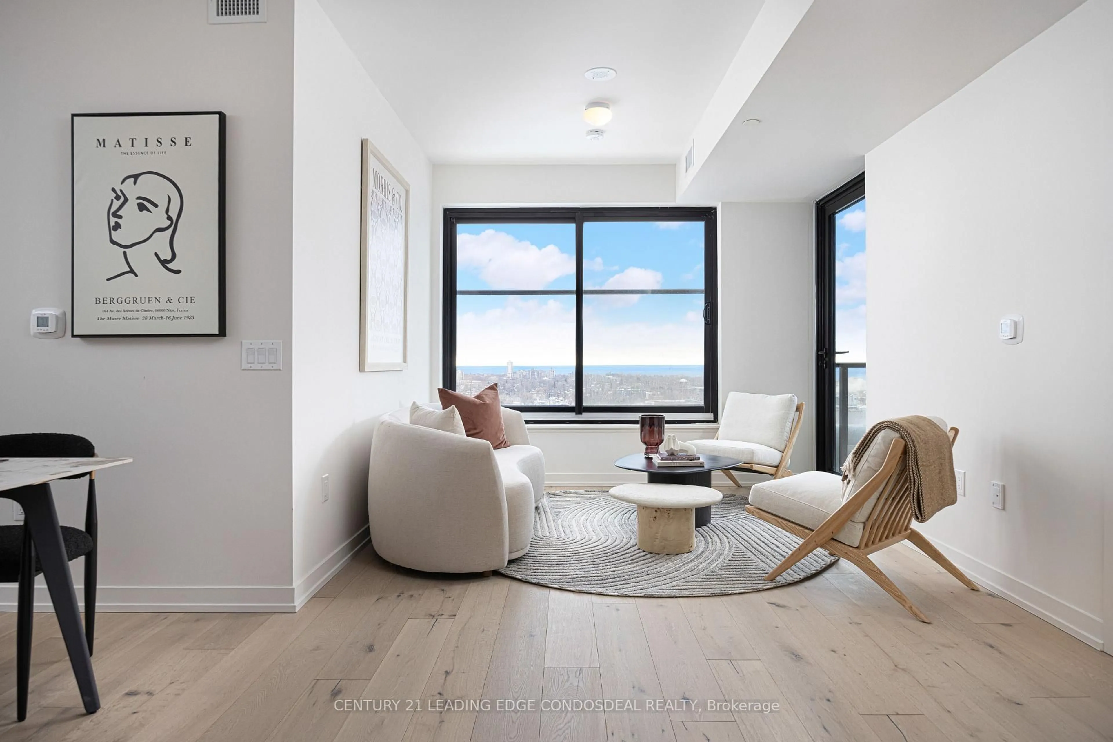 Living room with furniture, unknown for 181 Sterling Rd #1402, Toronto Ontario M6R 2B2