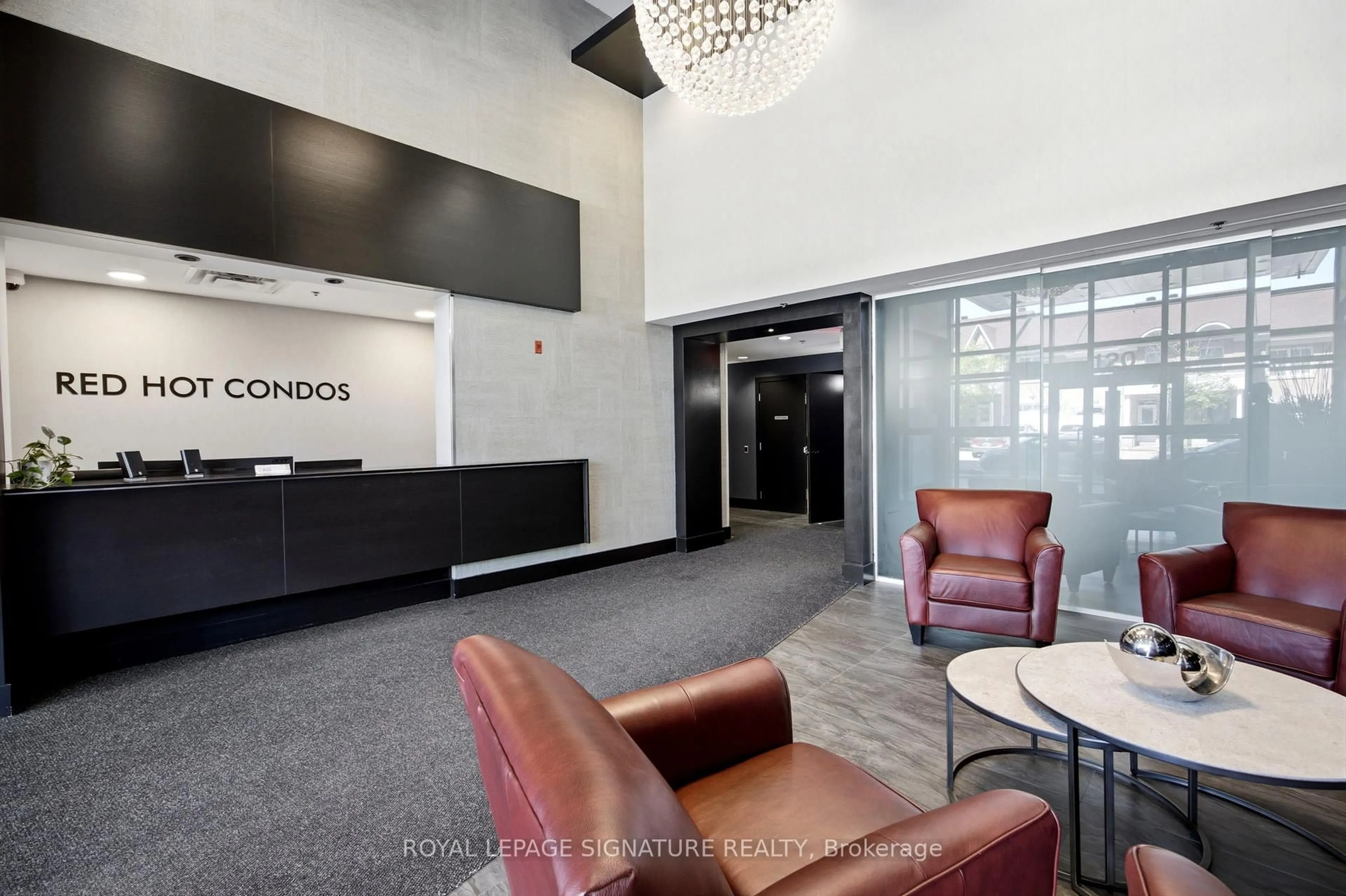Lobby for 120 Dallimore Circ #923, Toronto Ontario M3C 4J1