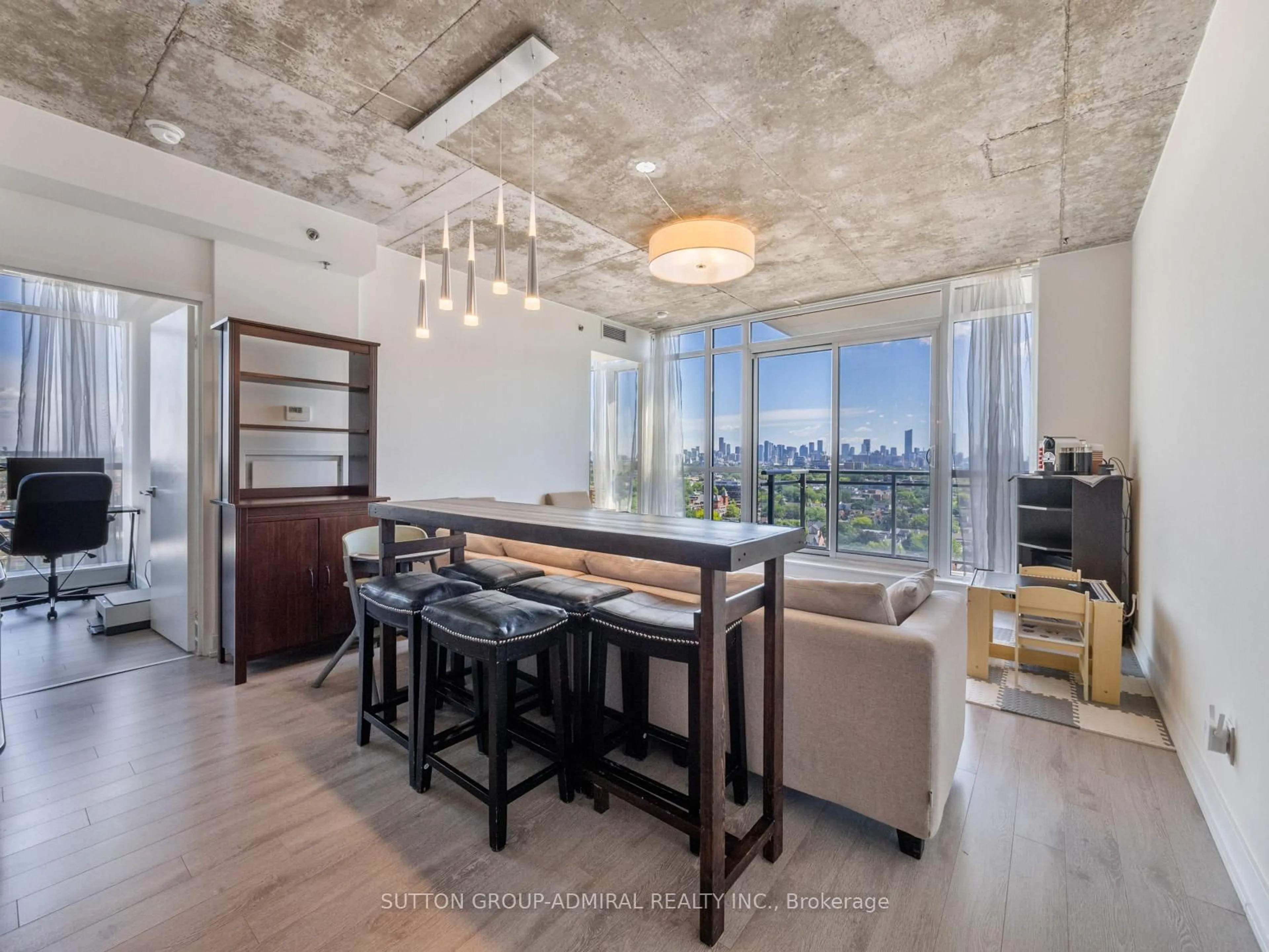 Open concept kitchen, unknown for 20 Minowan Miikan Lane #1602, Toronto Ontario M6J 0E5