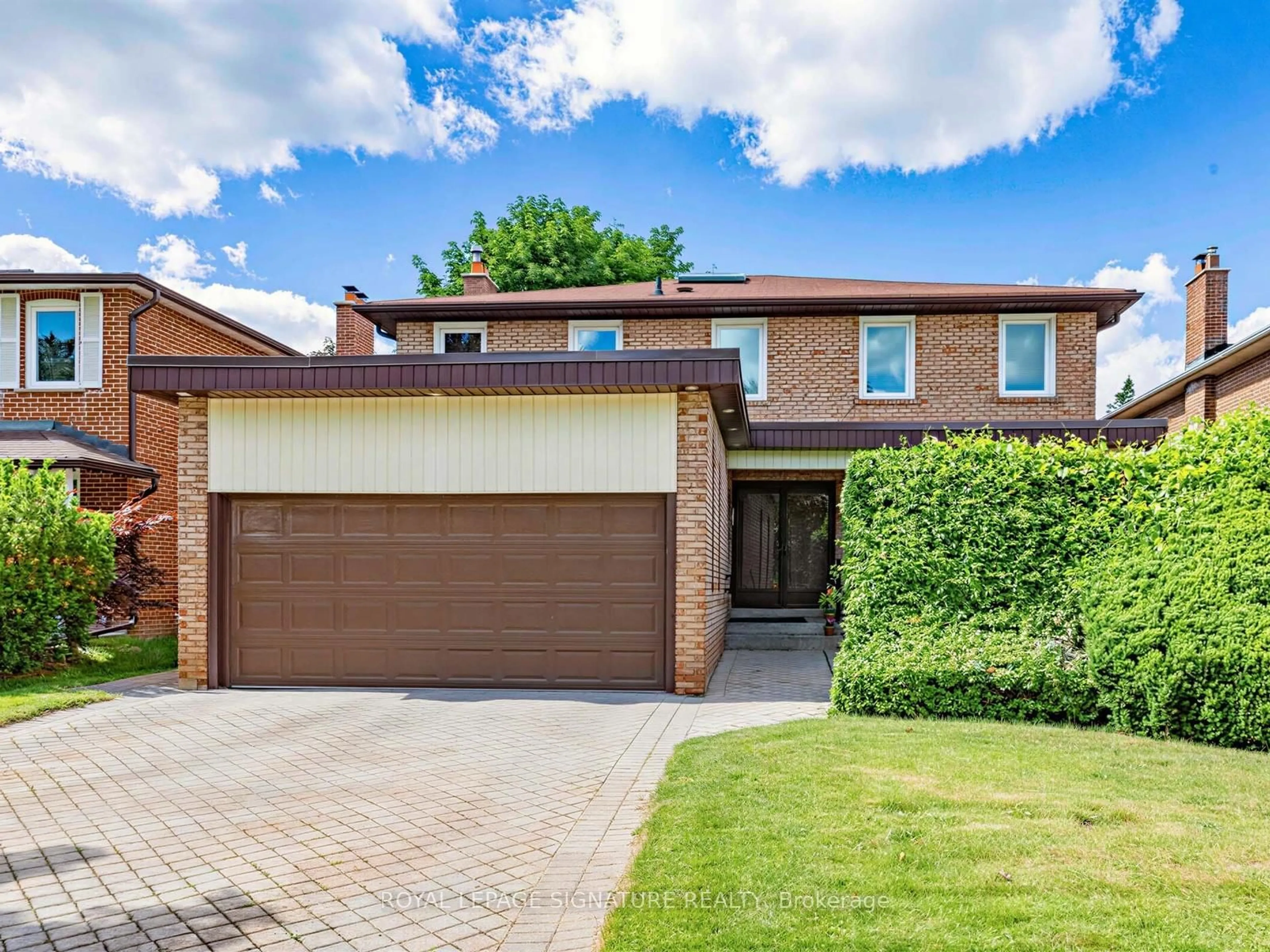 Home with brick exterior material, street for 24 Rockland Dr, Toronto Ontario M2M 2Y9