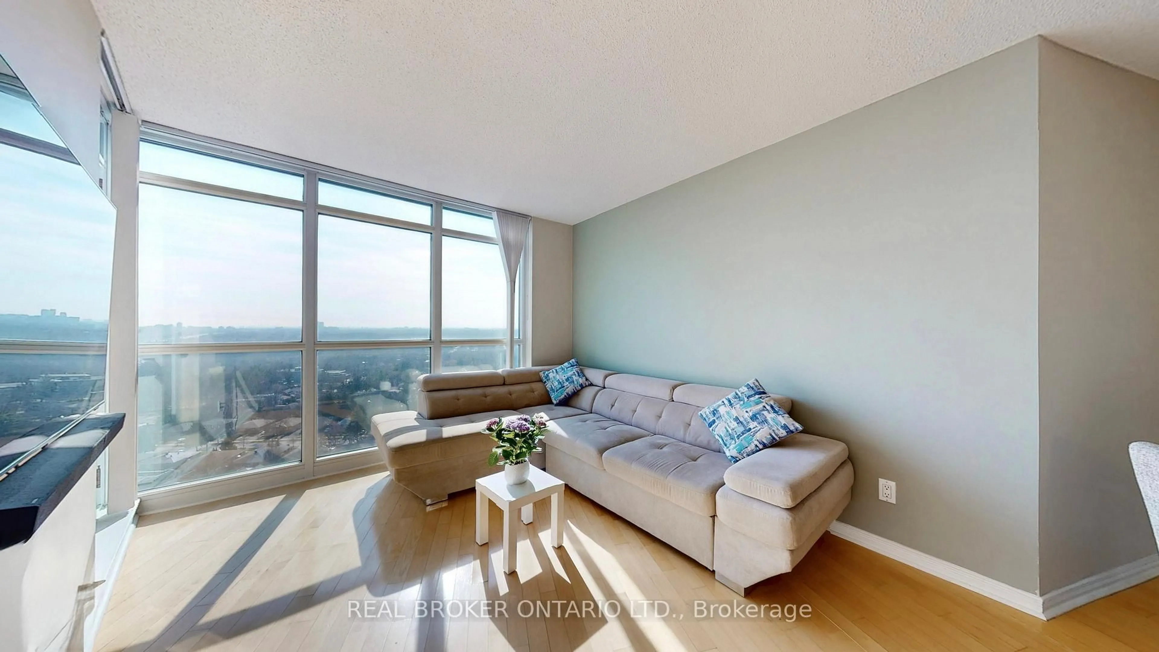 Living room with furniture, unknown for 30 Harrison Garden Blvd #2705, Toronto Ontario M2N 7A9