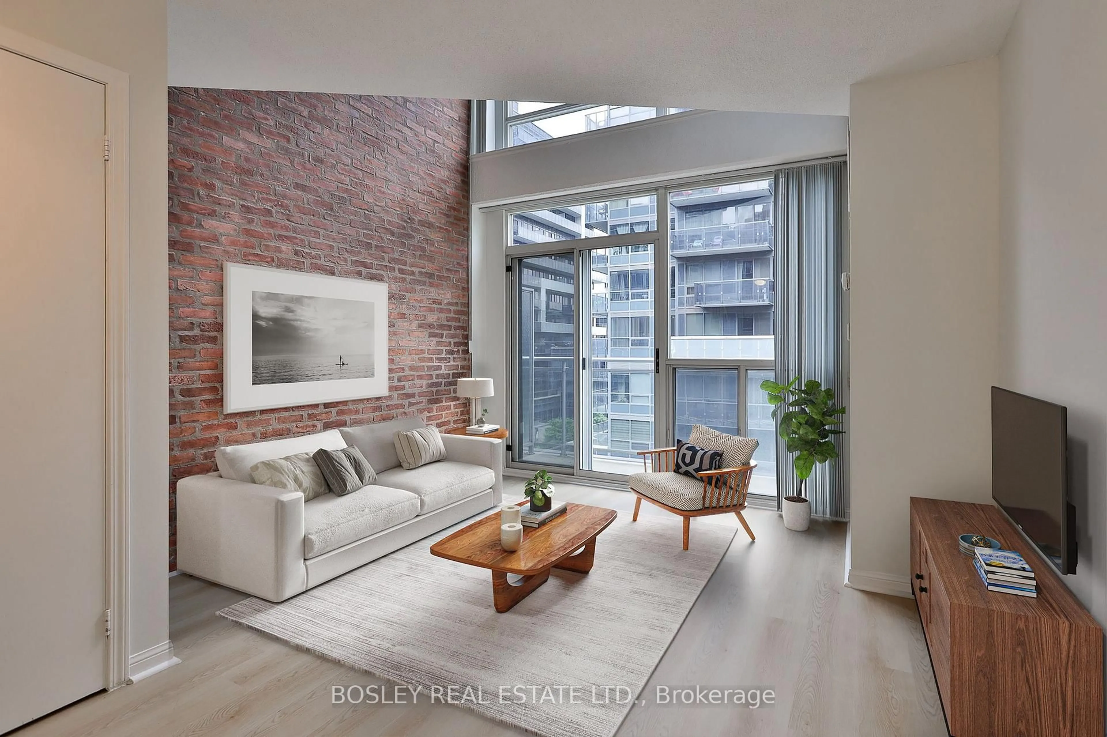 Living room with furniture, unknown for 1029 King St #625, Toronto Ontario M6K 3M9