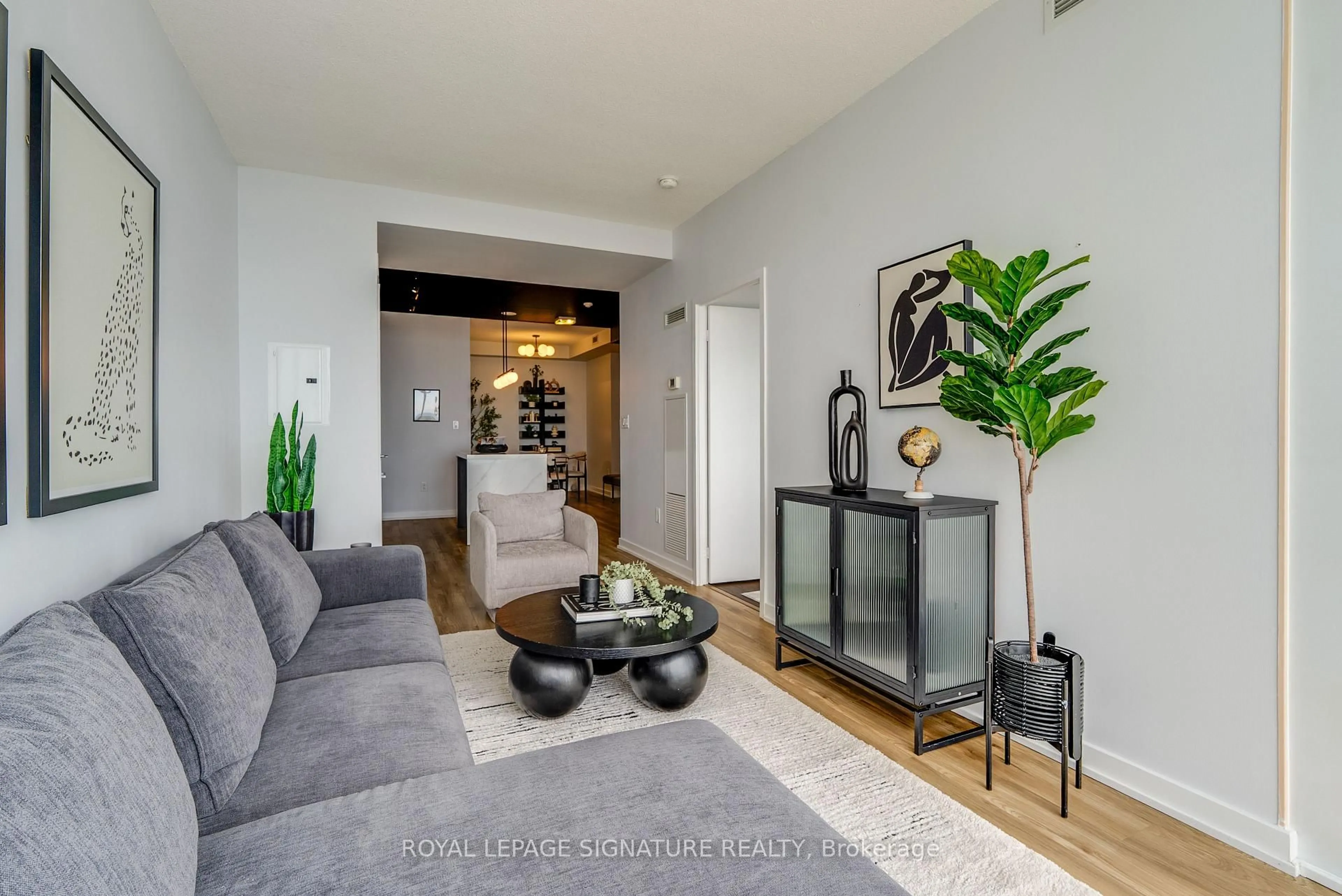 Living room with furniture, unknown for 15 Iceboat Terr #3907, Toronto Ontario M5V 4A5