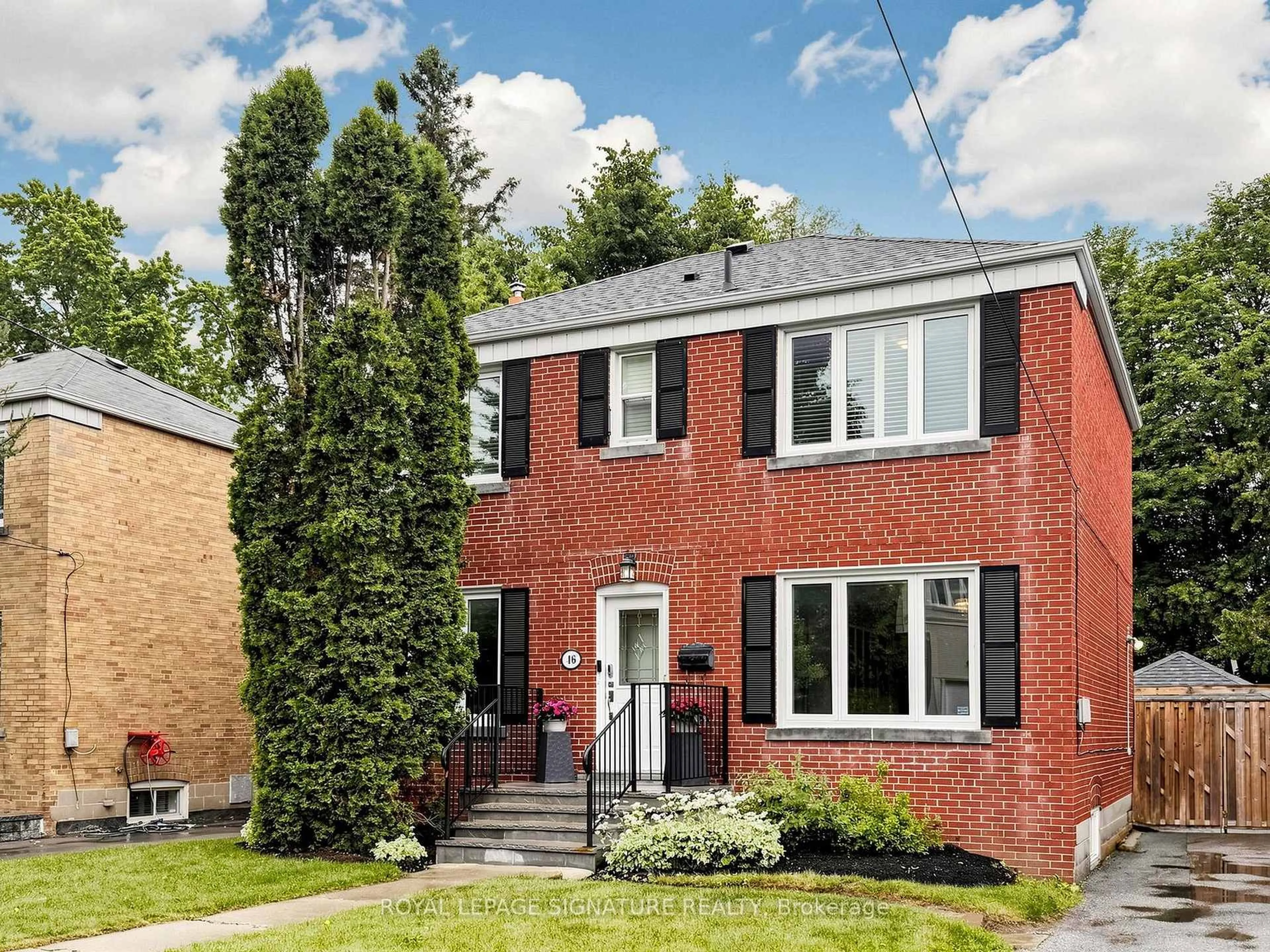 Home with brick exterior material, street for 46 Brookview Dr, Toronto Ontario M6A 2K2