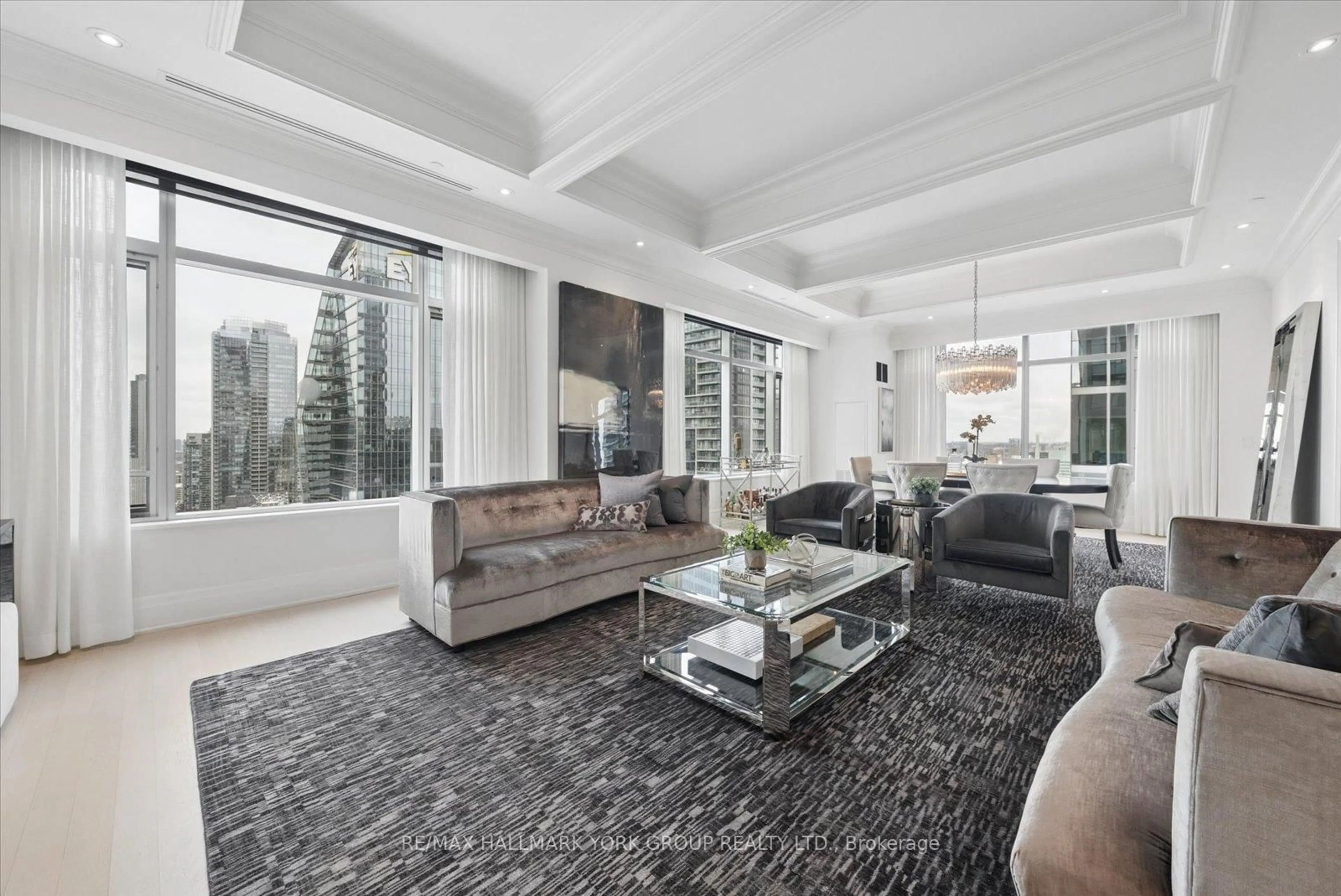 Living room with furniture, unknown for 311 Bay St #3401, Toronto Ontario M5H 4G5