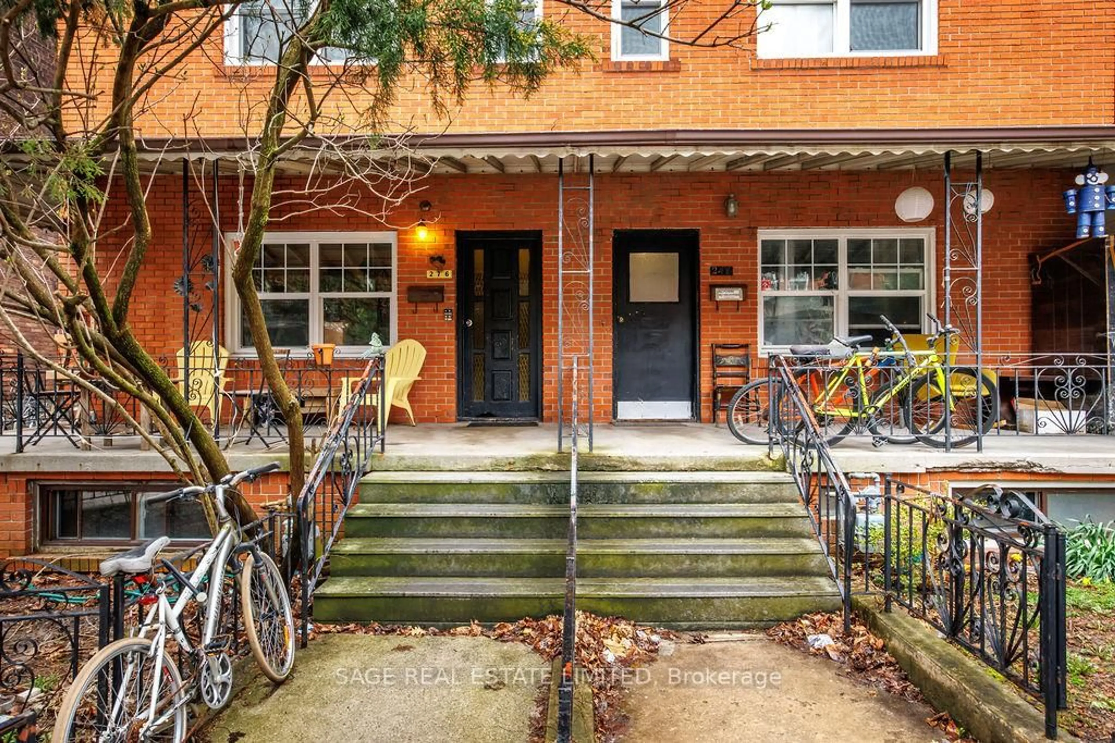 Patio, street for 278 Crawford St, Toronto Ontario M6J 2V8