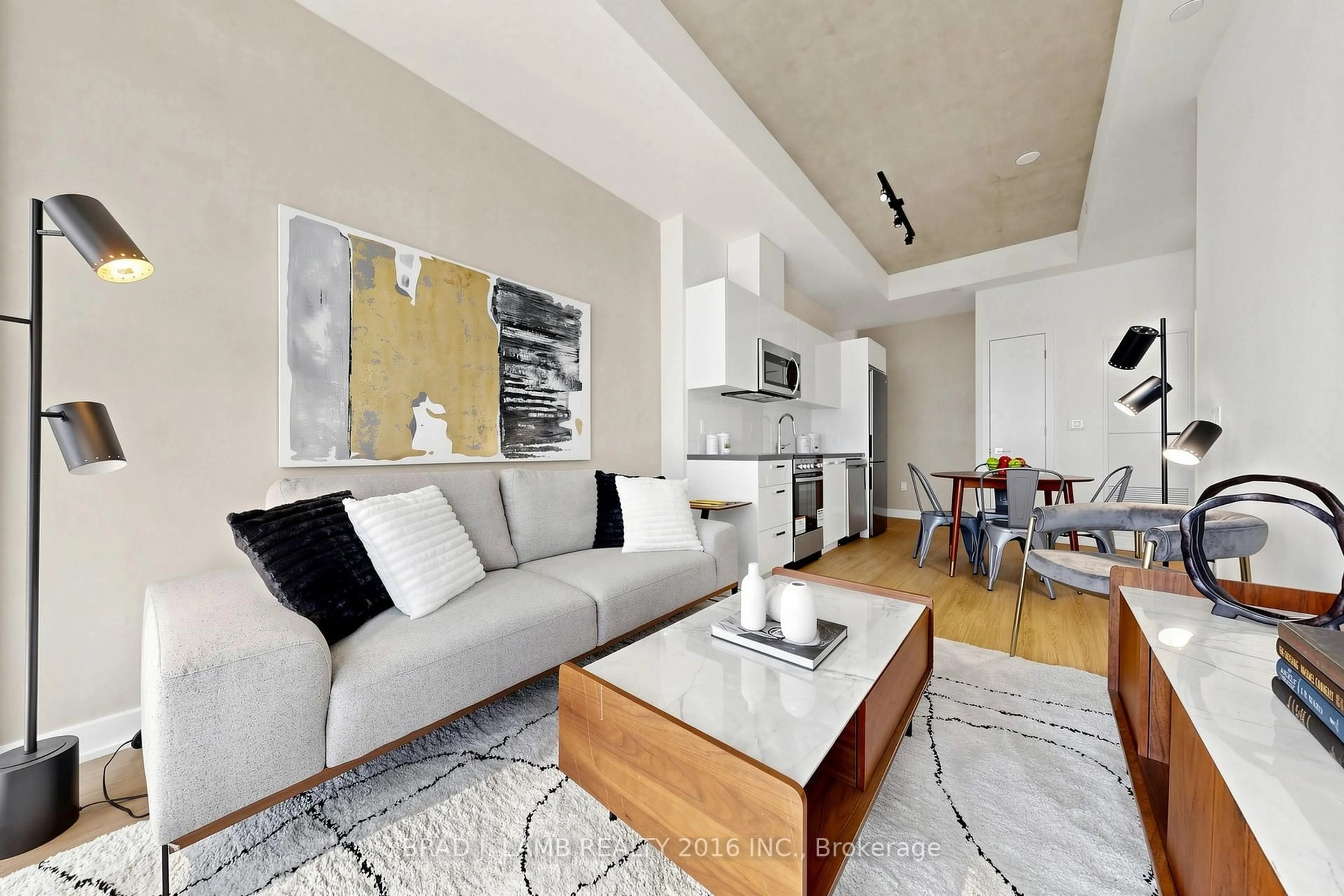 Living room with furniture, unknown for 284 King St #1602, Toronto Ontario M5A 1K4