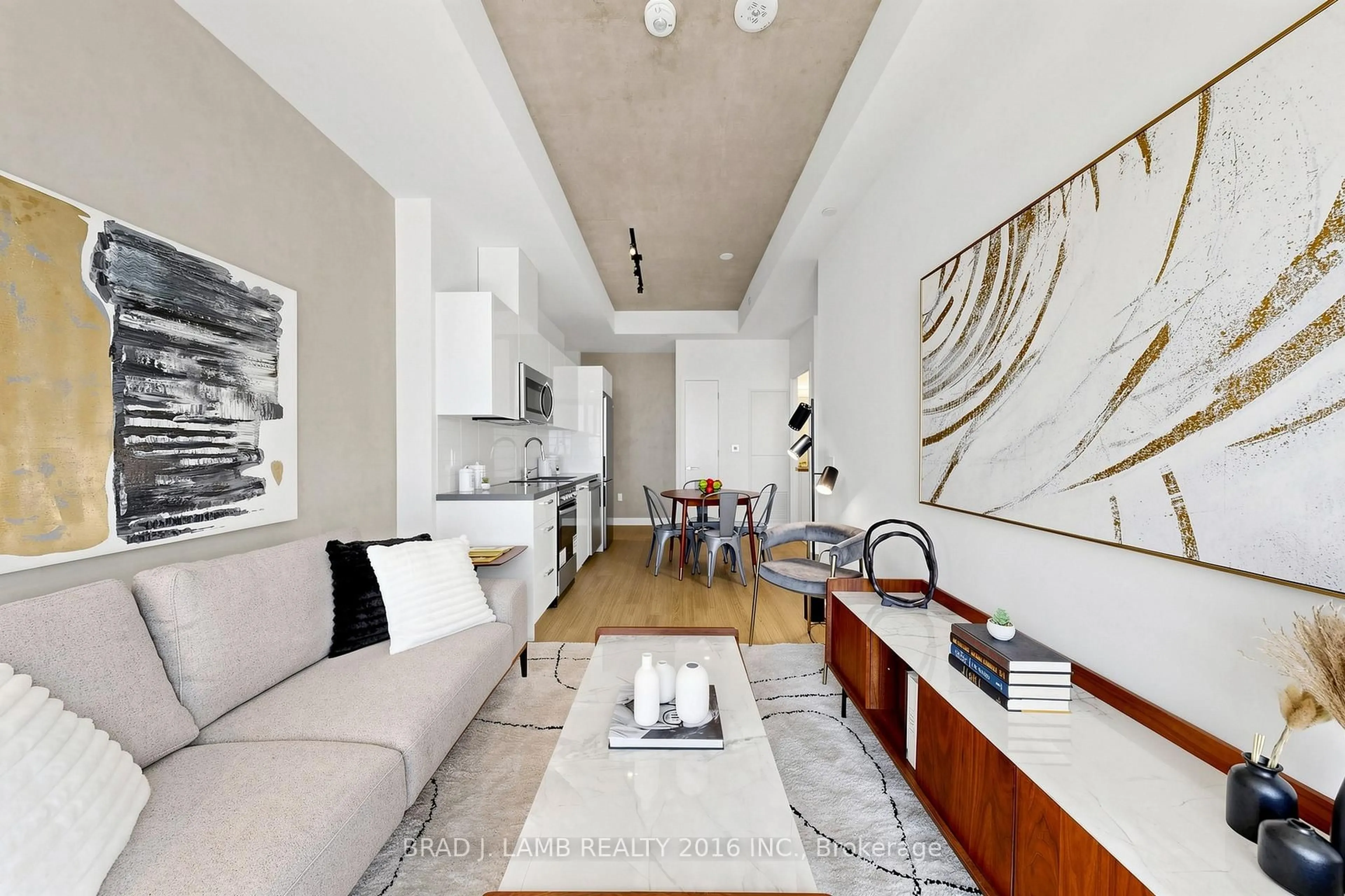 Living room with furniture, unknown for 284 King St #1602, Toronto Ontario M5A 1K4