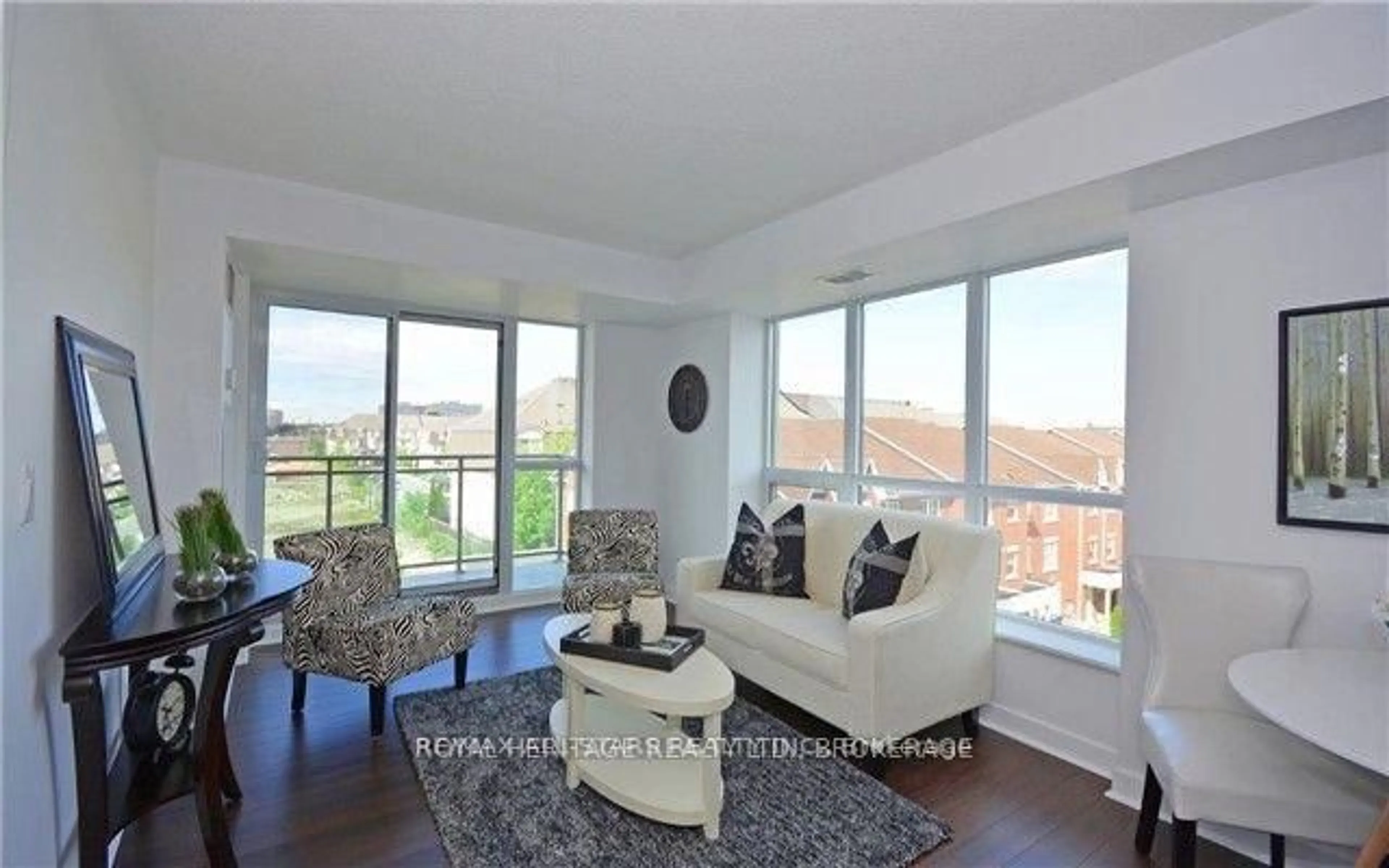 Living room with furniture, unknown for 120 Dallimore Circ #424, Toronto Ontario M3C 4J1