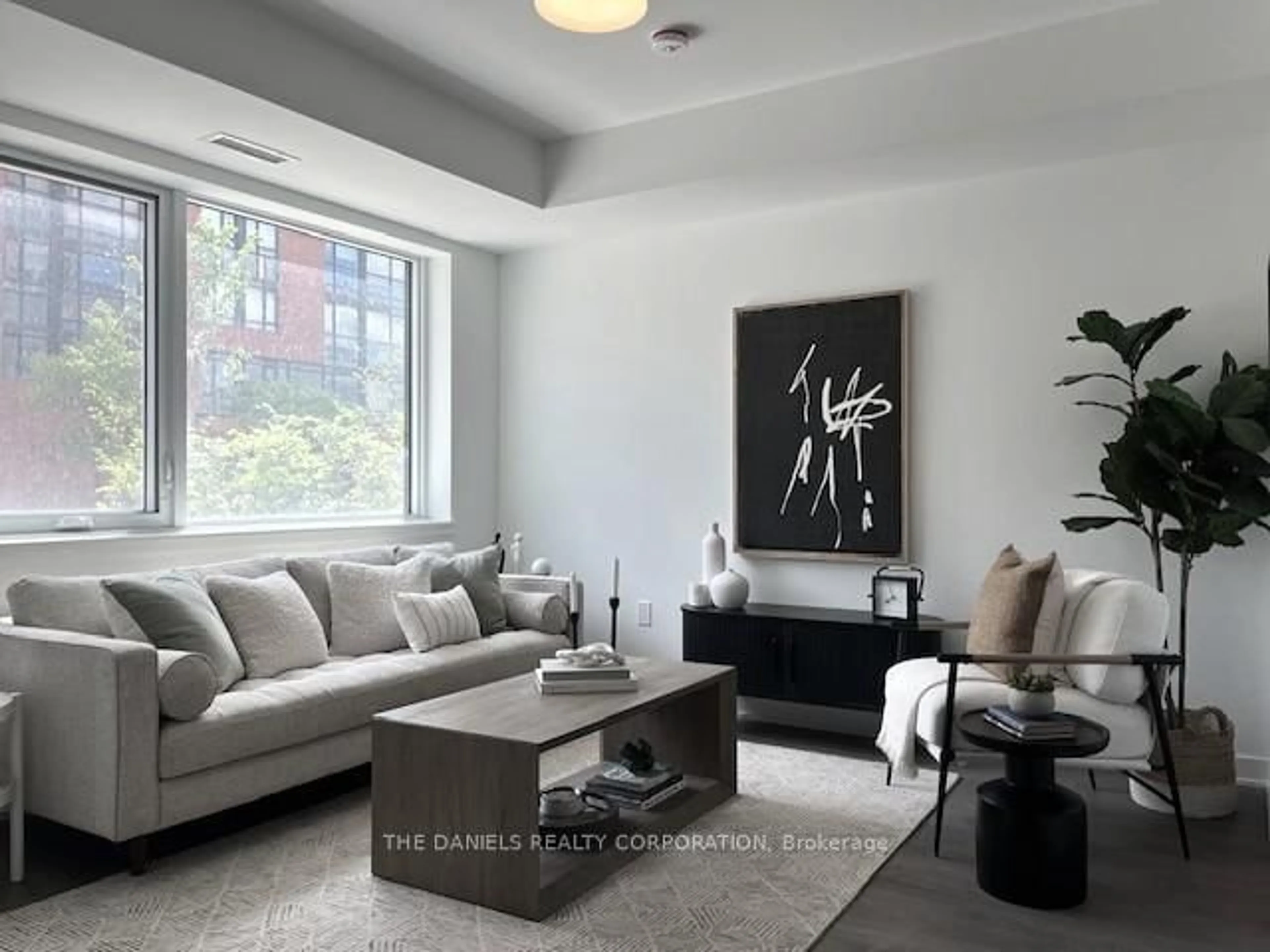 Living room with furniture, unknown for 10 Oak St #102, Toronto Ontario M5A 0Z1