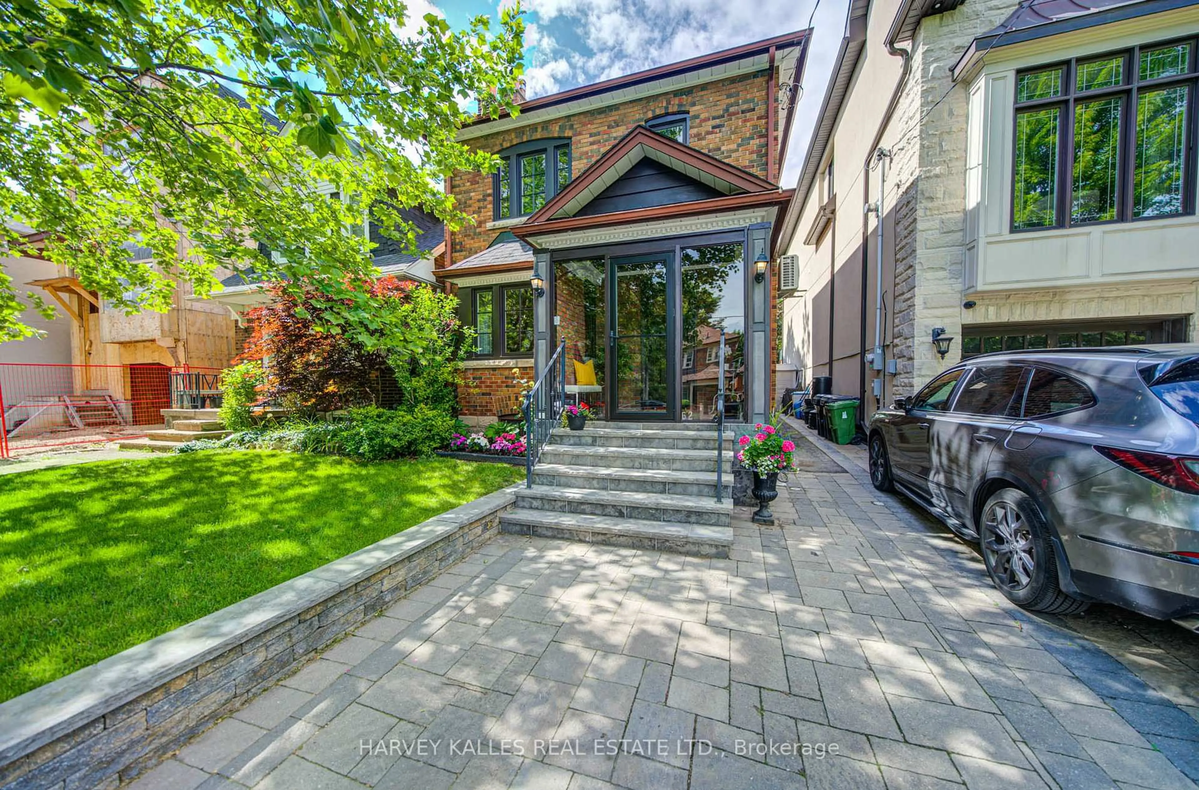Home with brick exterior material, street for 62 Roe Ave, Toronto Ontario M5M 2H7