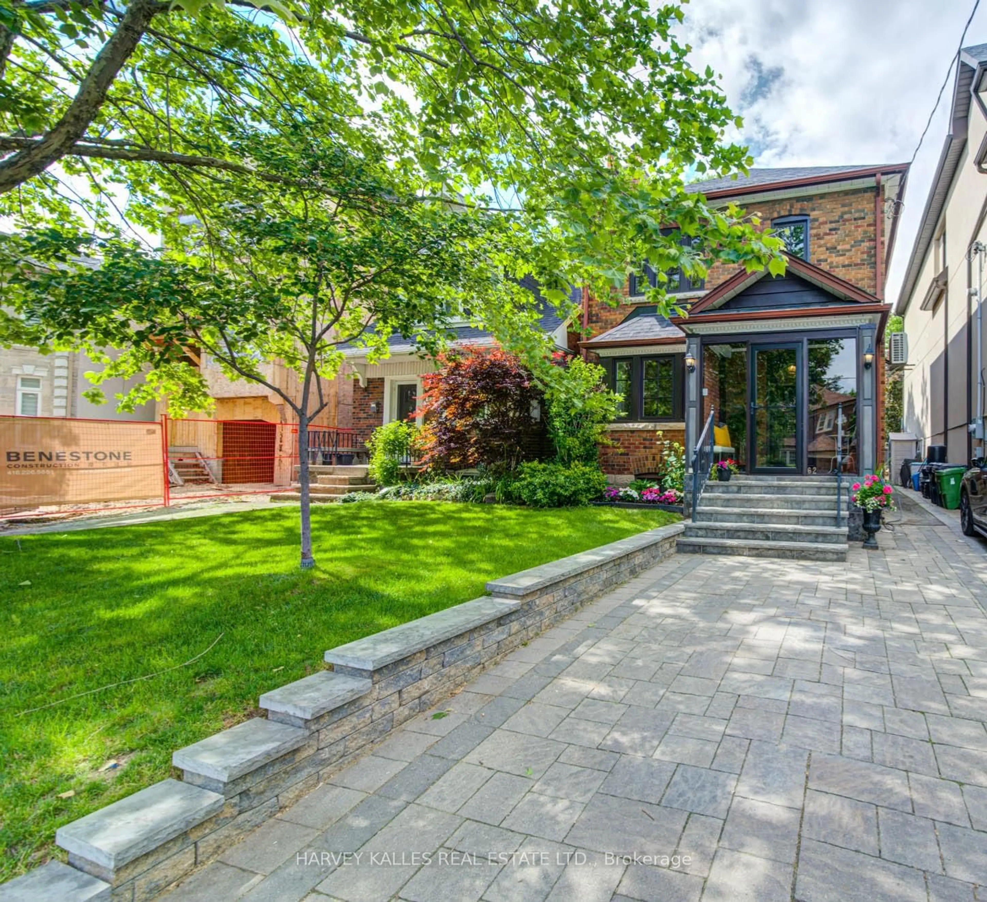 Home with brick exterior material, street for 62 Roe Ave, Toronto Ontario M5M 2H7