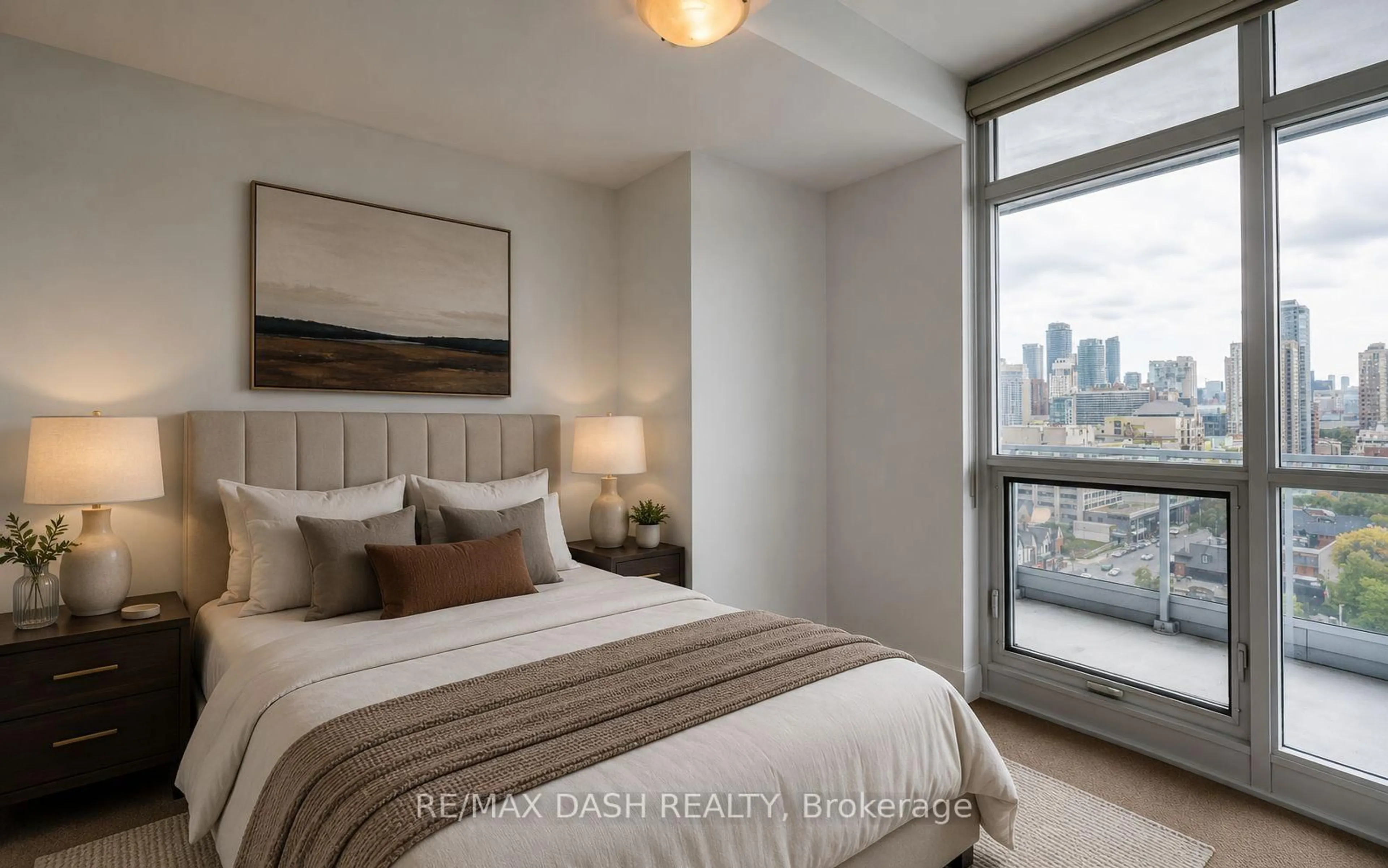 Bedroom with bed, unknown for 170 Avenue Rd #1404, Toronto Ontario M5R 0A4