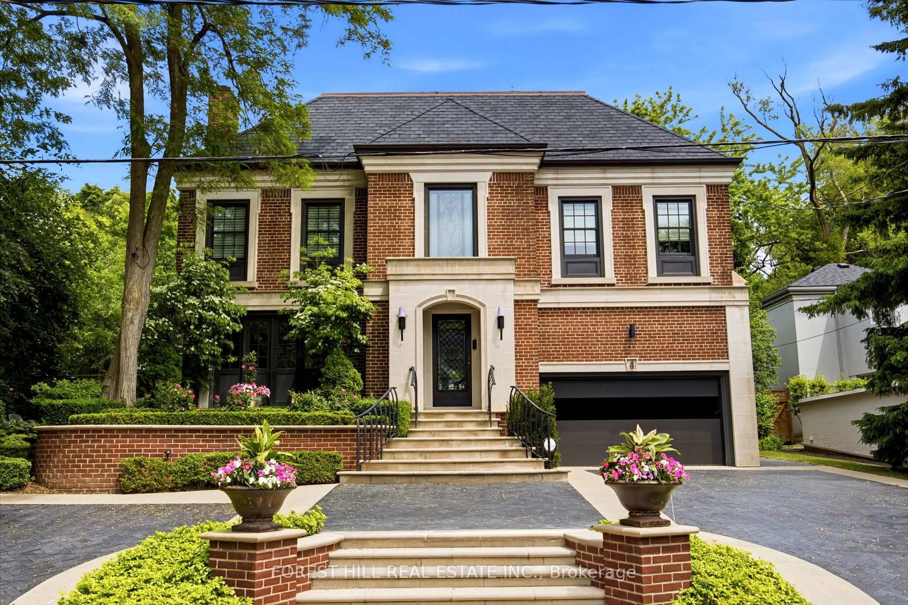 Home with brick exterior material, street for 4 Ridgewood Rd, Toronto Ontario M5P 1T5
