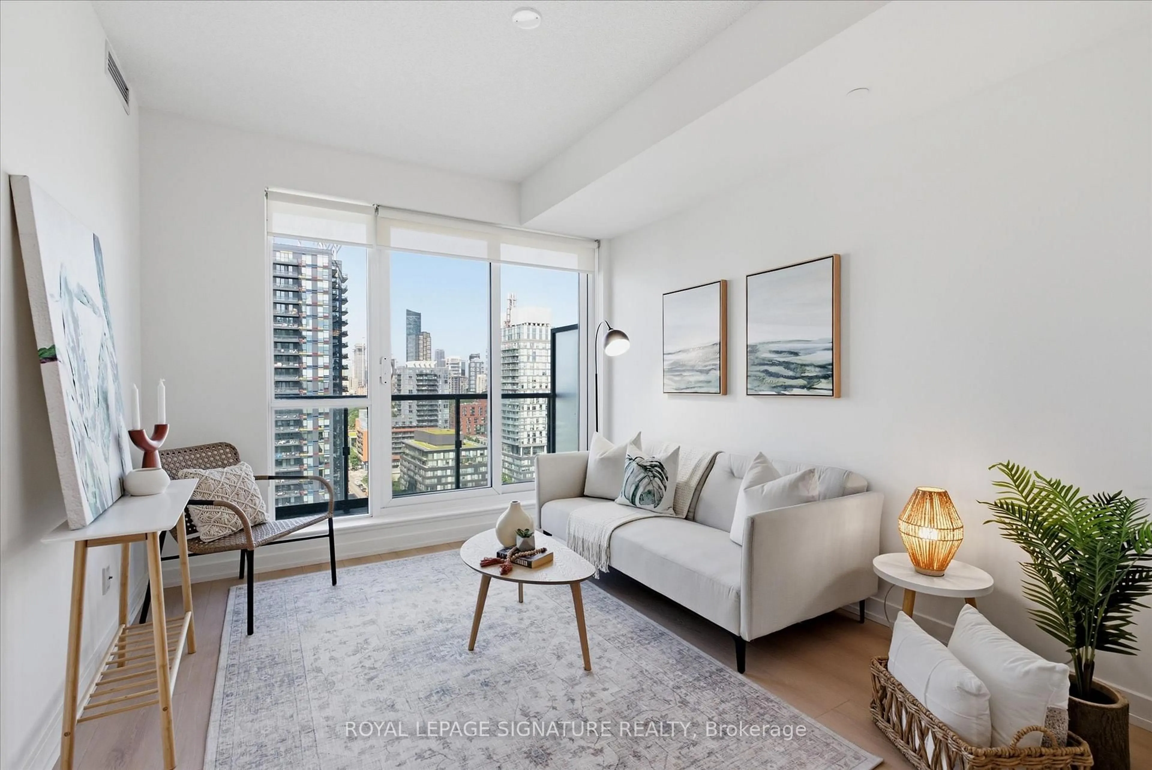Living room with furniture, unknown for 170 Sumach St #1807, Toronto Ontario M5A 0C3
