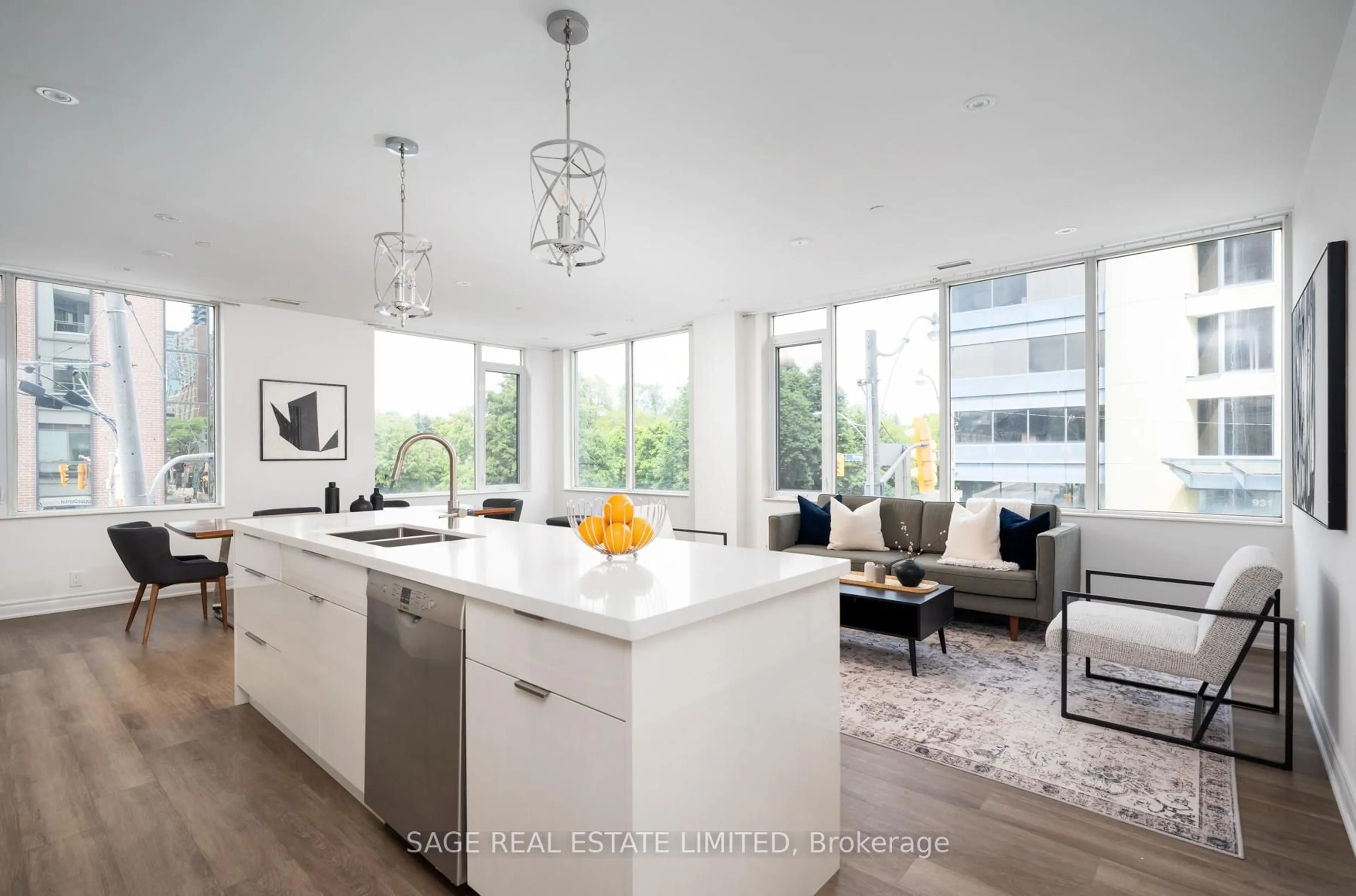 Open concept kitchen, unknown for 980 Yonge St #205, Toronto Ontario M4W 3V8