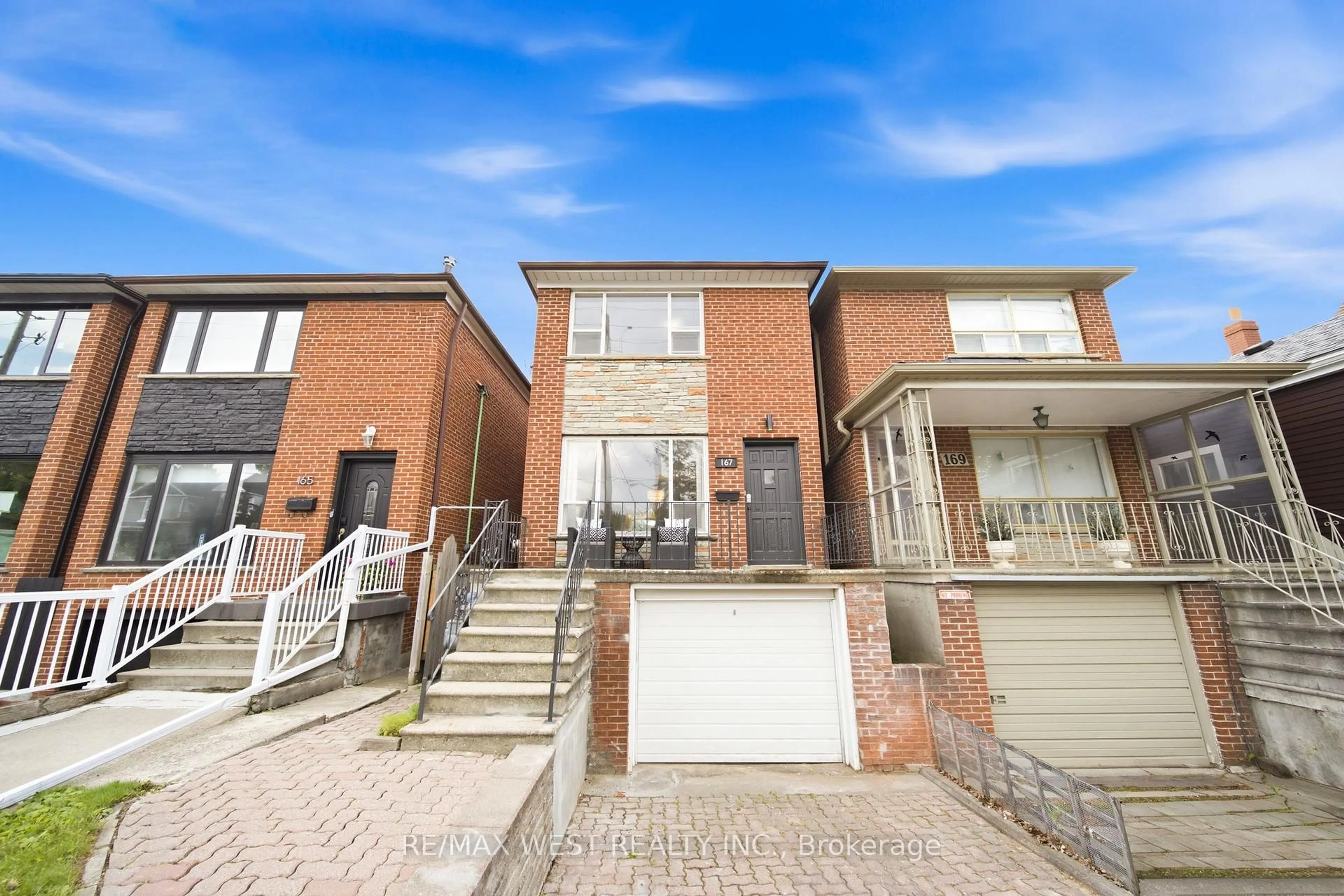 Home with brick exterior material, street for 167 Tyrrel Ave, Toronto Ontario M6G 2G6