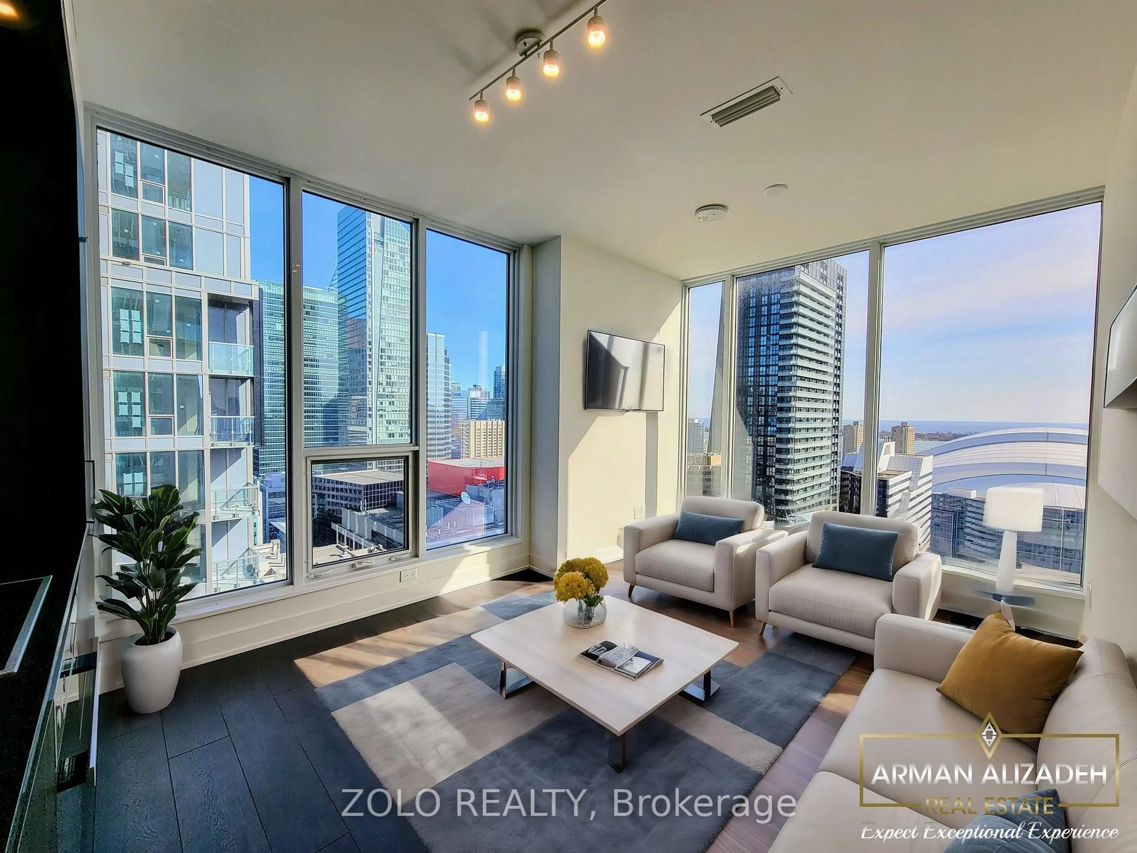 Living room with furniture, unknown for 35 Mercer St #2616, Toronto Ontario M5V 1H2