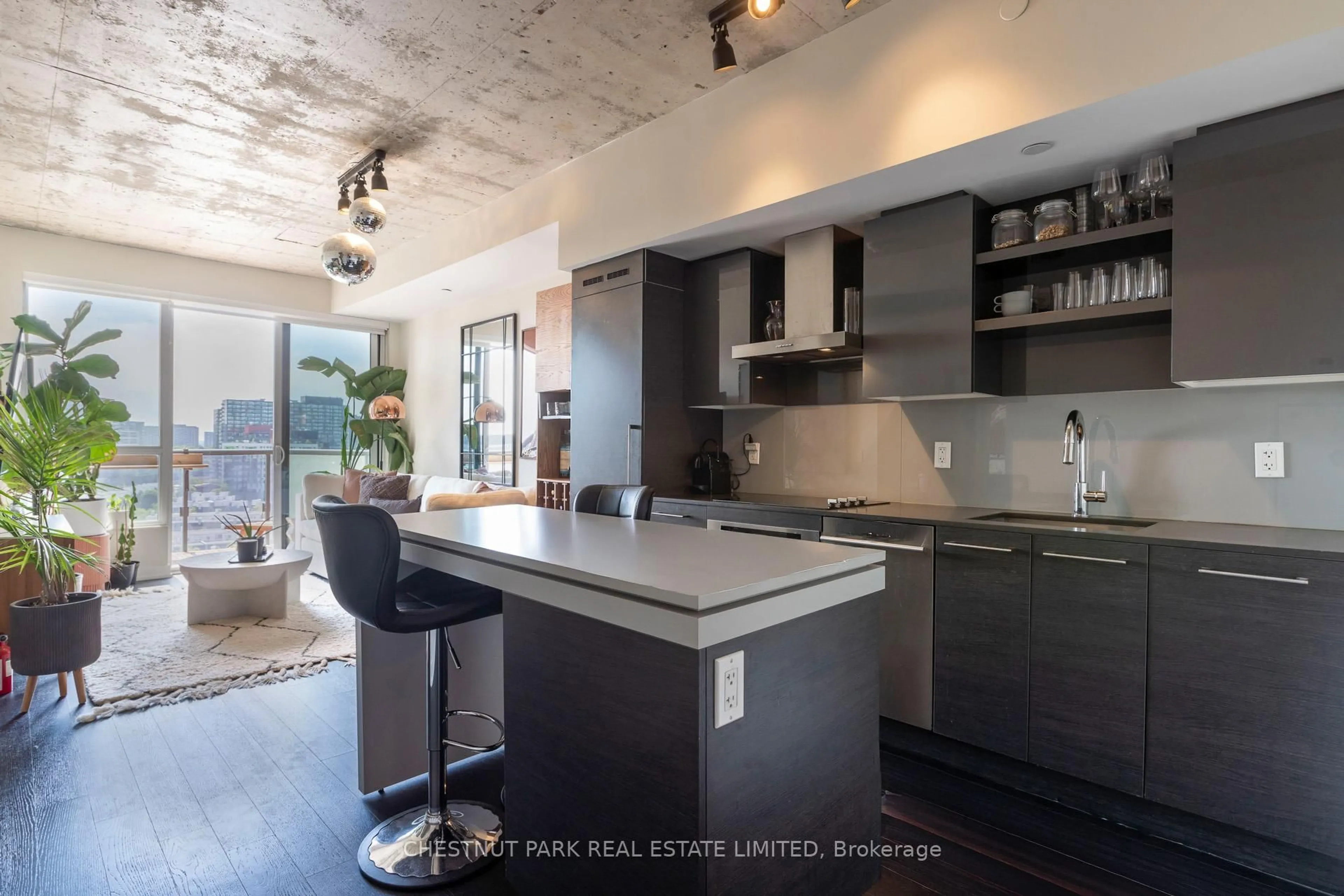 Open concept kitchen, unknown for 1030 King St #1122, Toronto Ontario M6K 0B4