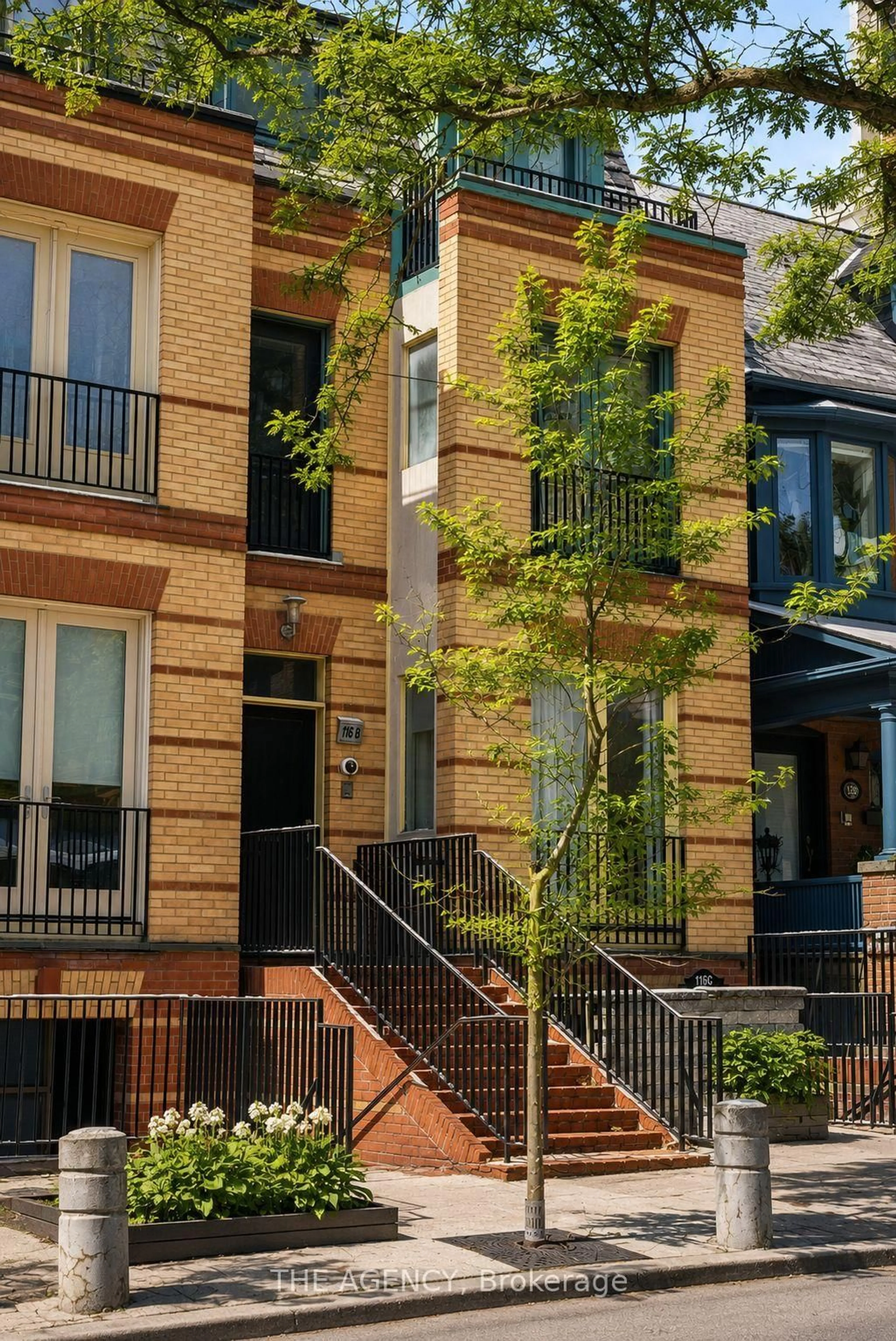 Home with brick exterior material, street for 116 Hazelton Ave #B&C, Toronto Ontario M5R 2E5