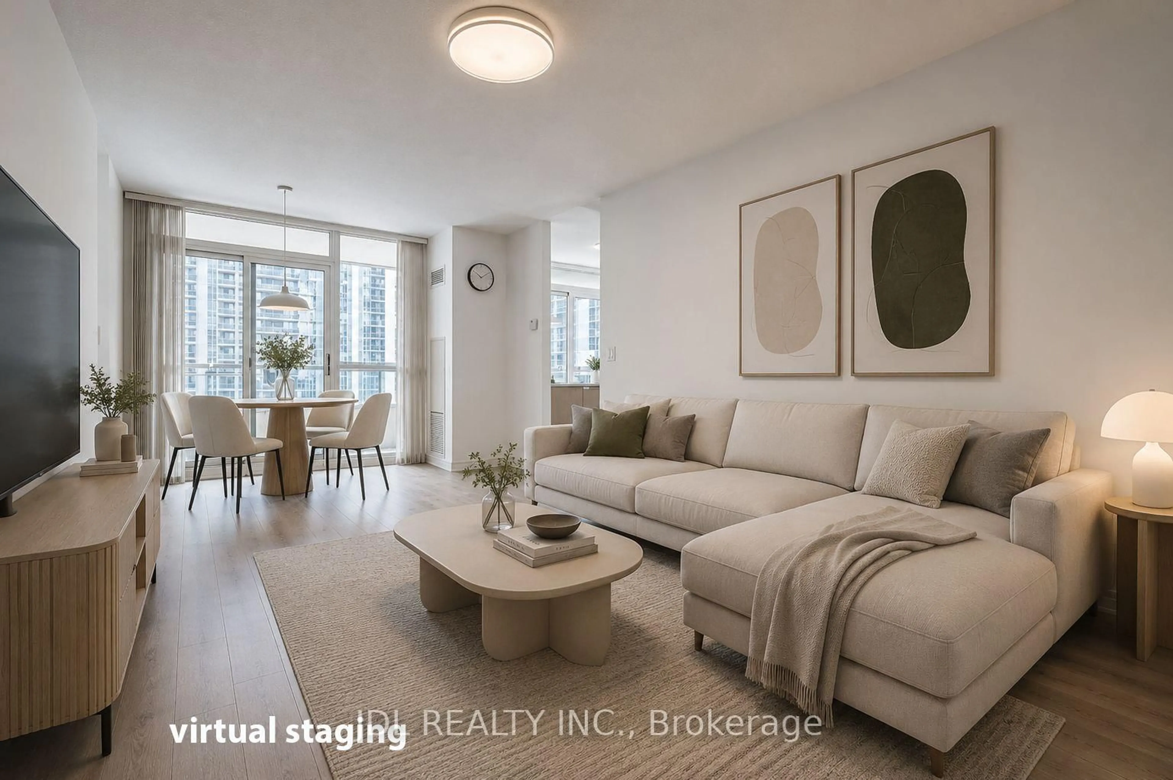 Living room with furniture, unknown for 23 Hollywood Ave #1202, Toronto Ontario M2N 7L8