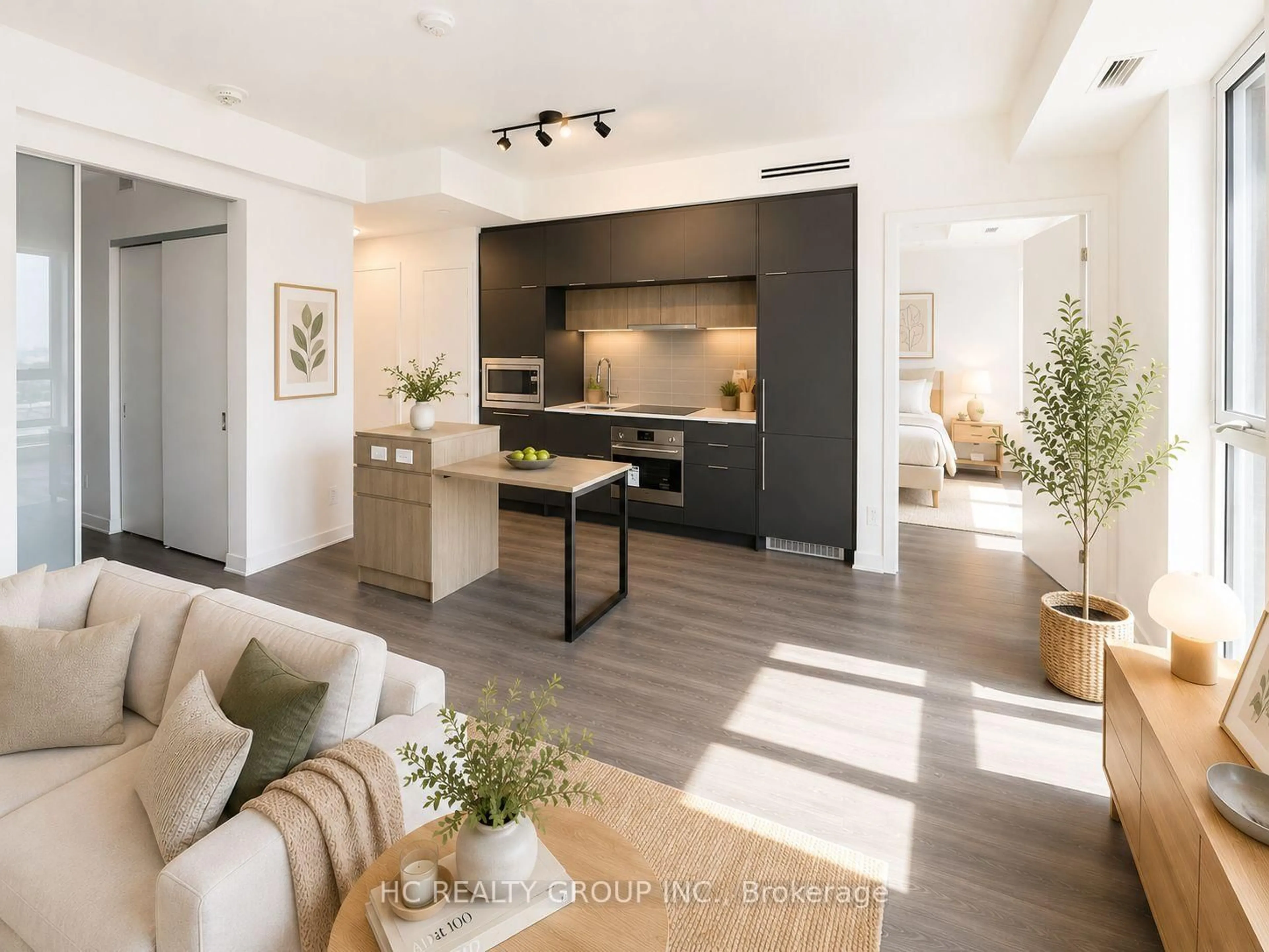 Open concept kitchen, unknown for 185 Alberta Ave #708, Toronto Ontario M6C 0A5