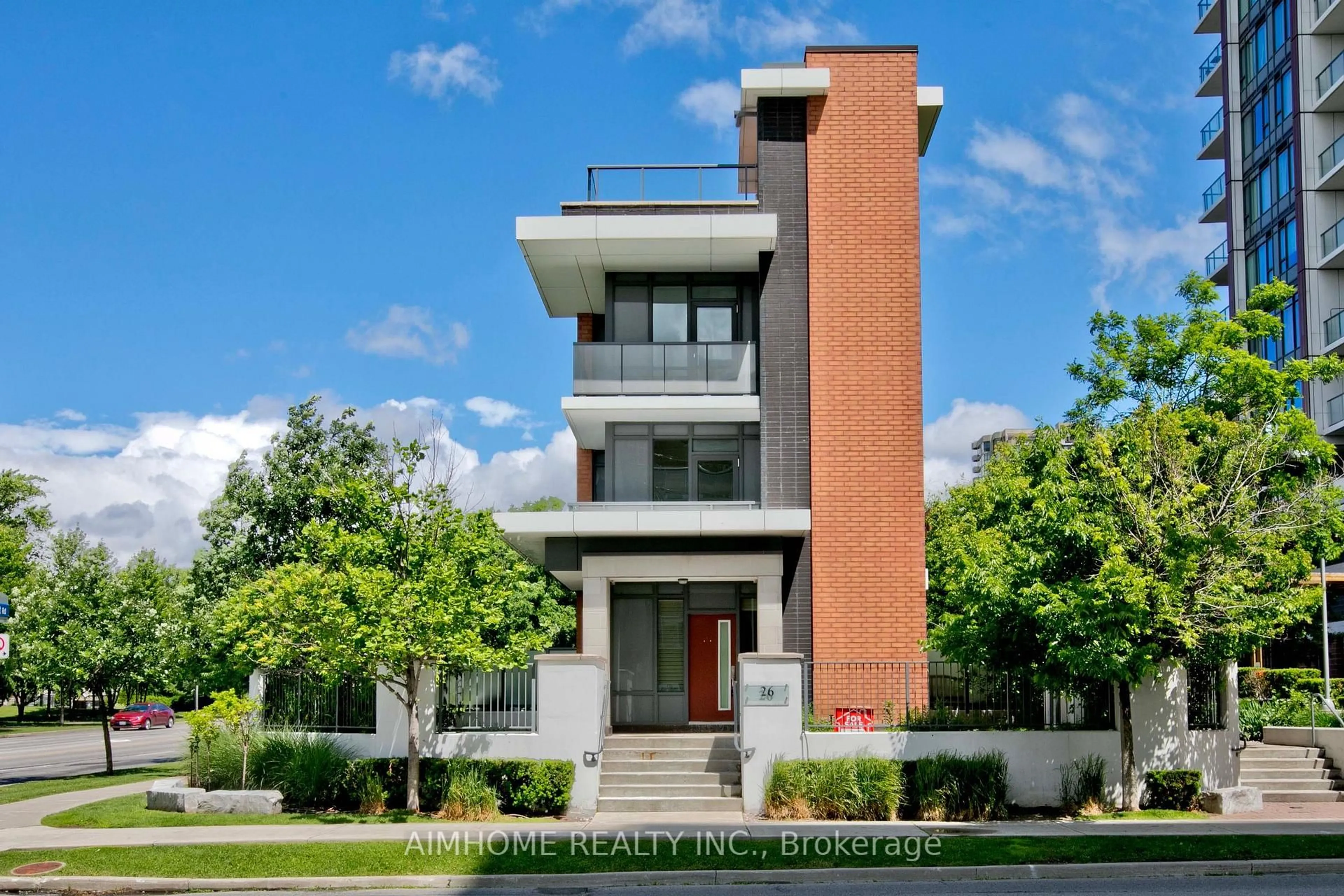 Home with brick exterior material, building for 26 Churchill Ave #TH120, Toronto Ontario M2N 0J3