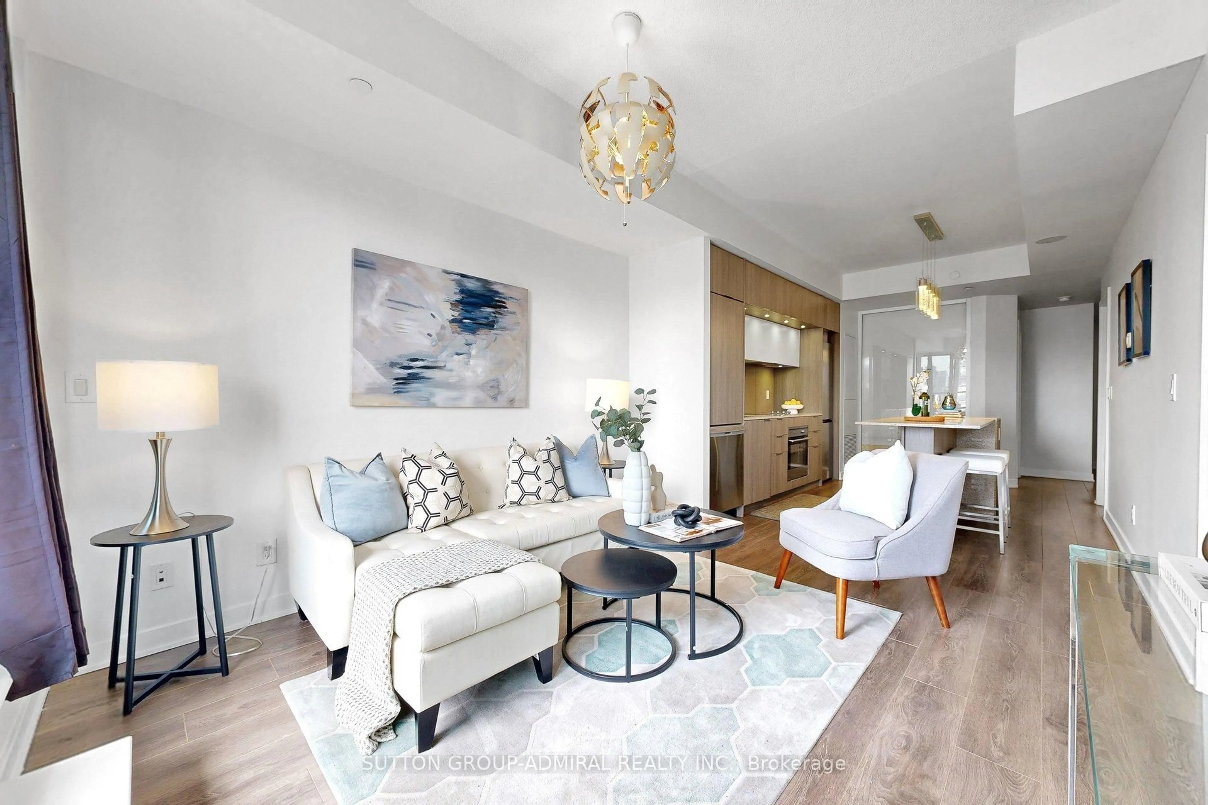 Living room with furniture, unknown for 170 Sumach St #907, Toronto Ontario M5A 0C3