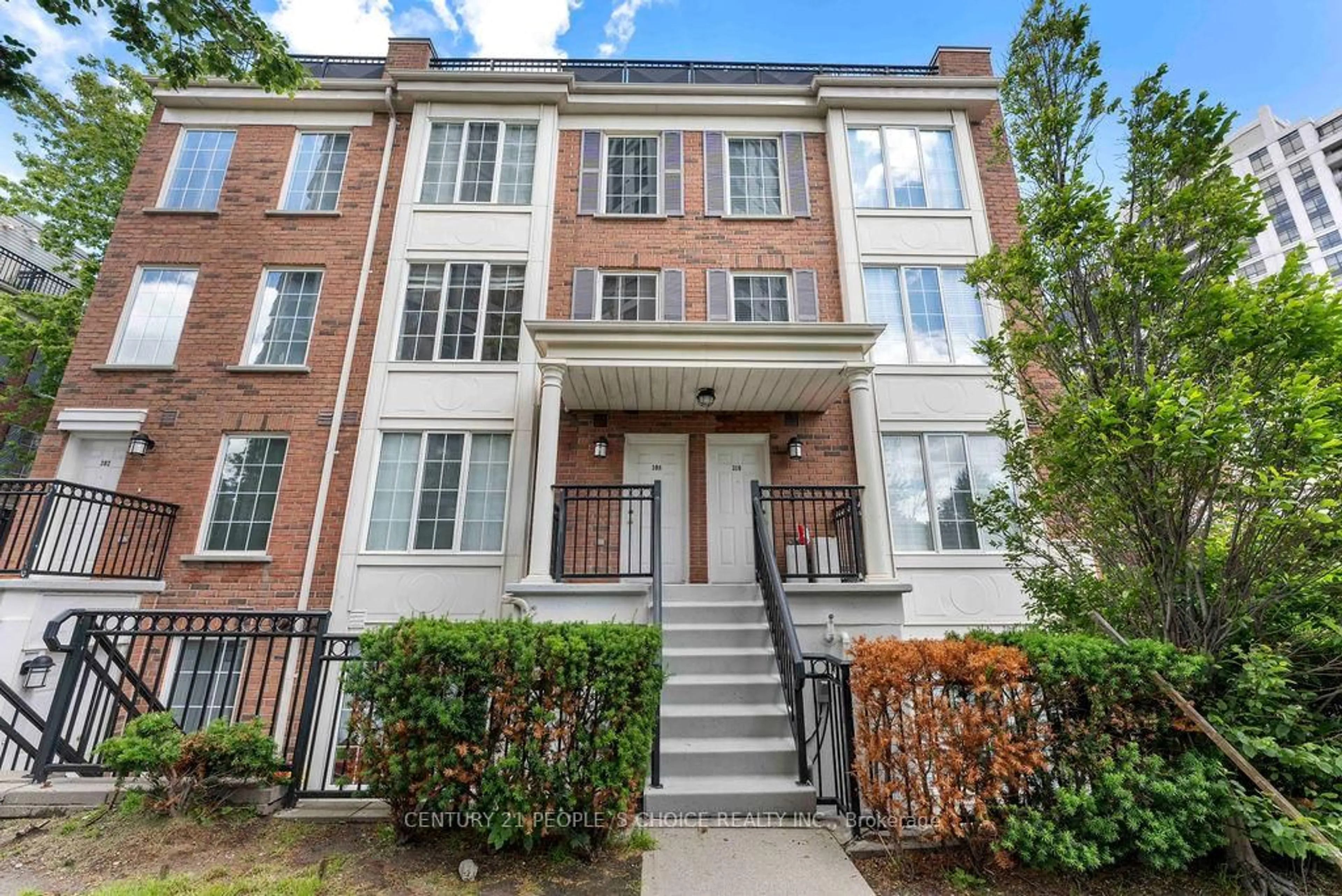 Home with brick exterior material, street for 3 Everson Dr #308, Toronto Ontario M2N 7C2