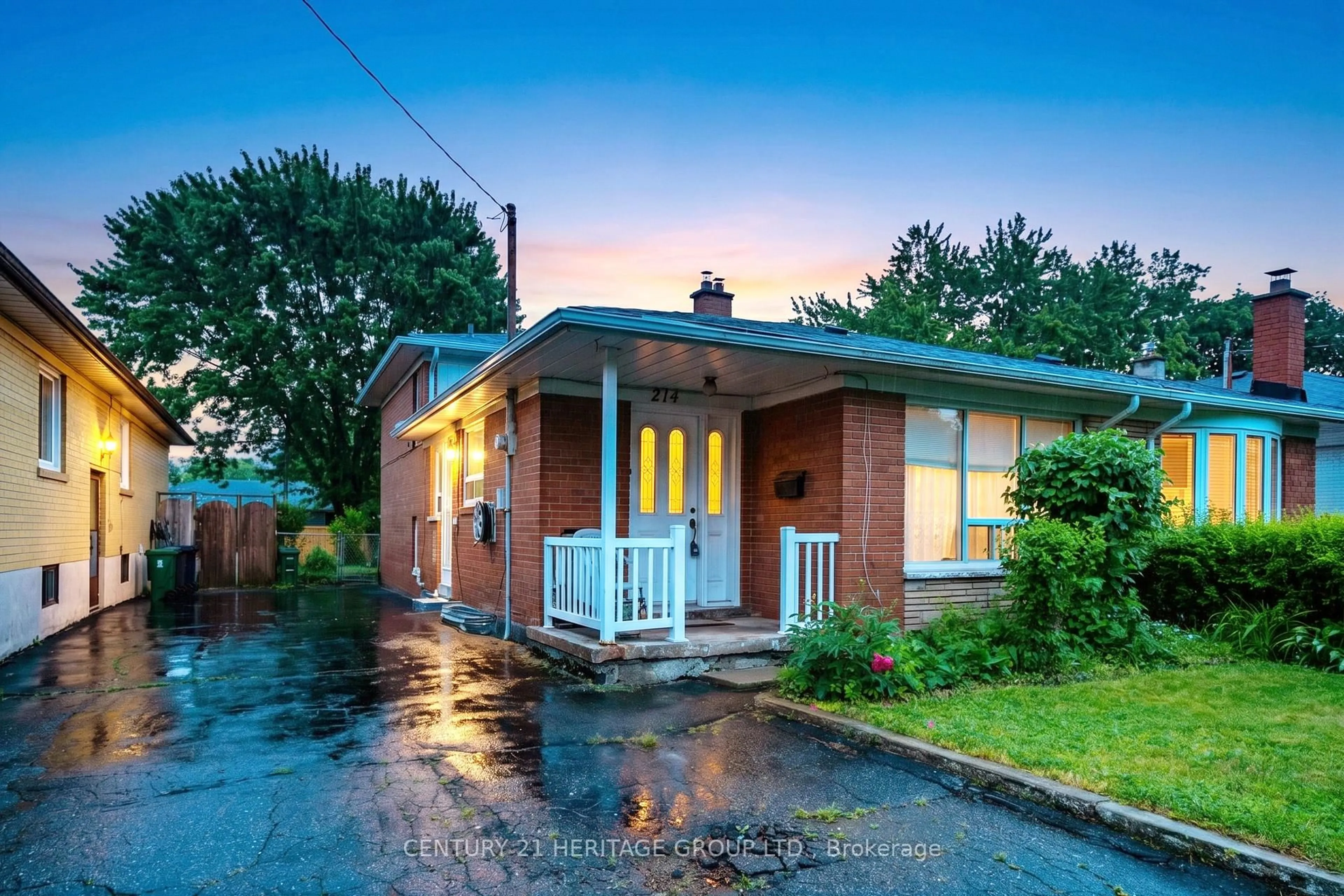 Home with brick exterior material, street for 214 Roywood Dr, Toronto Ontario M3A 2E6