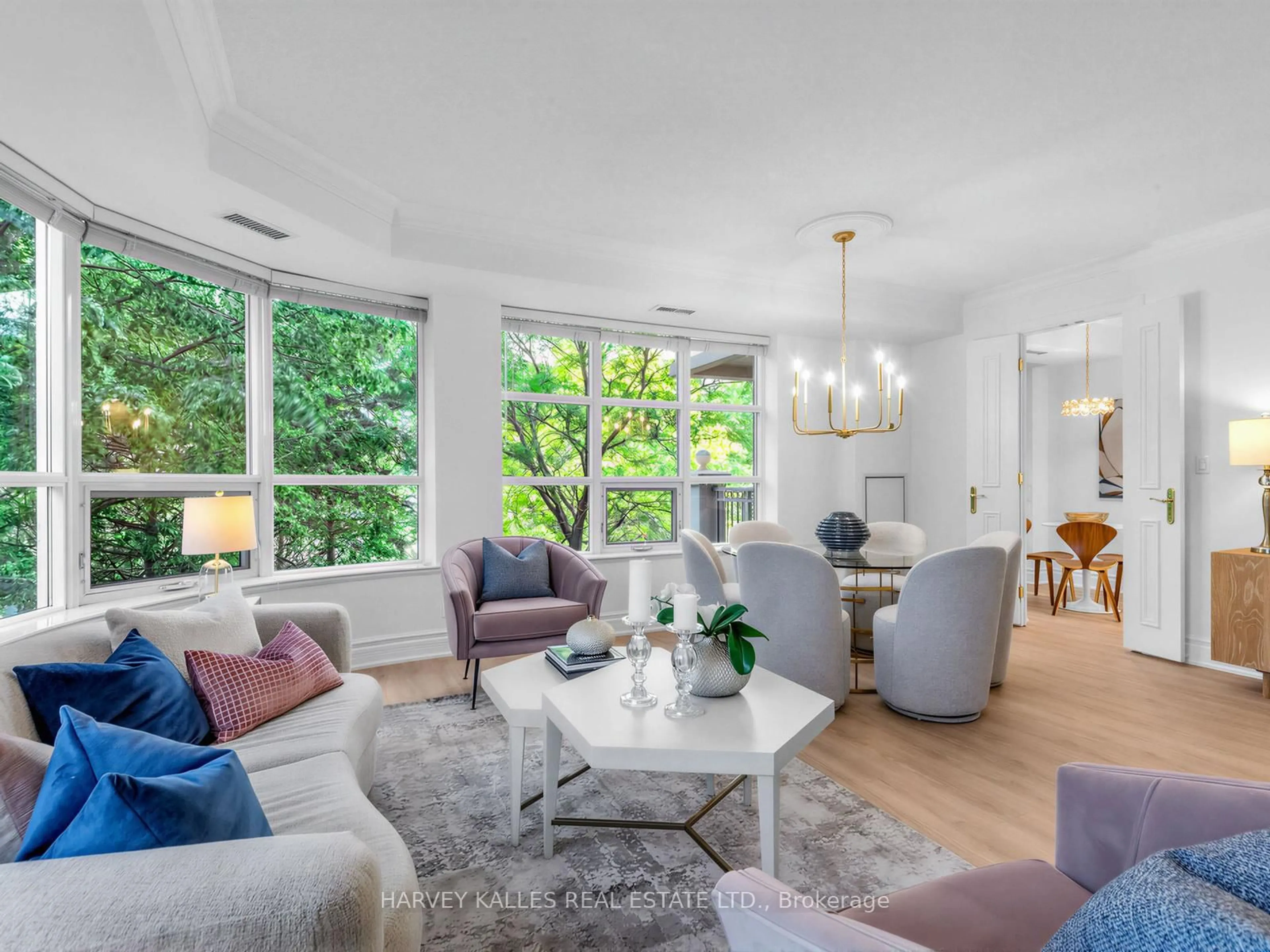 Living room with furniture, unknown for 10 Old York Mills Rd #306, Toronto Ontario M2P 2G9