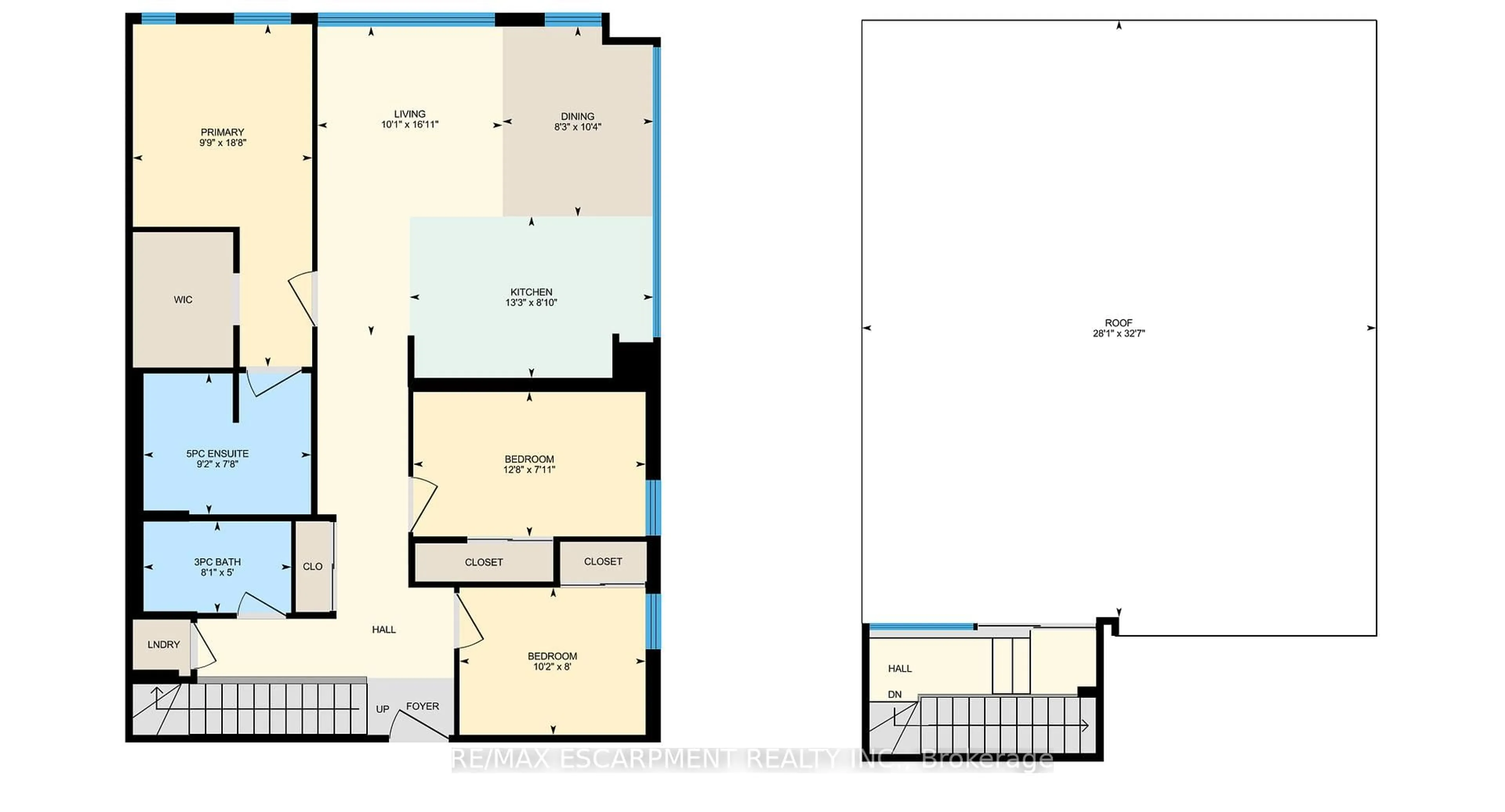 Floor plan for 41 Dovercourt Rd #PH1001, Toronto Ontario M6J 0G6