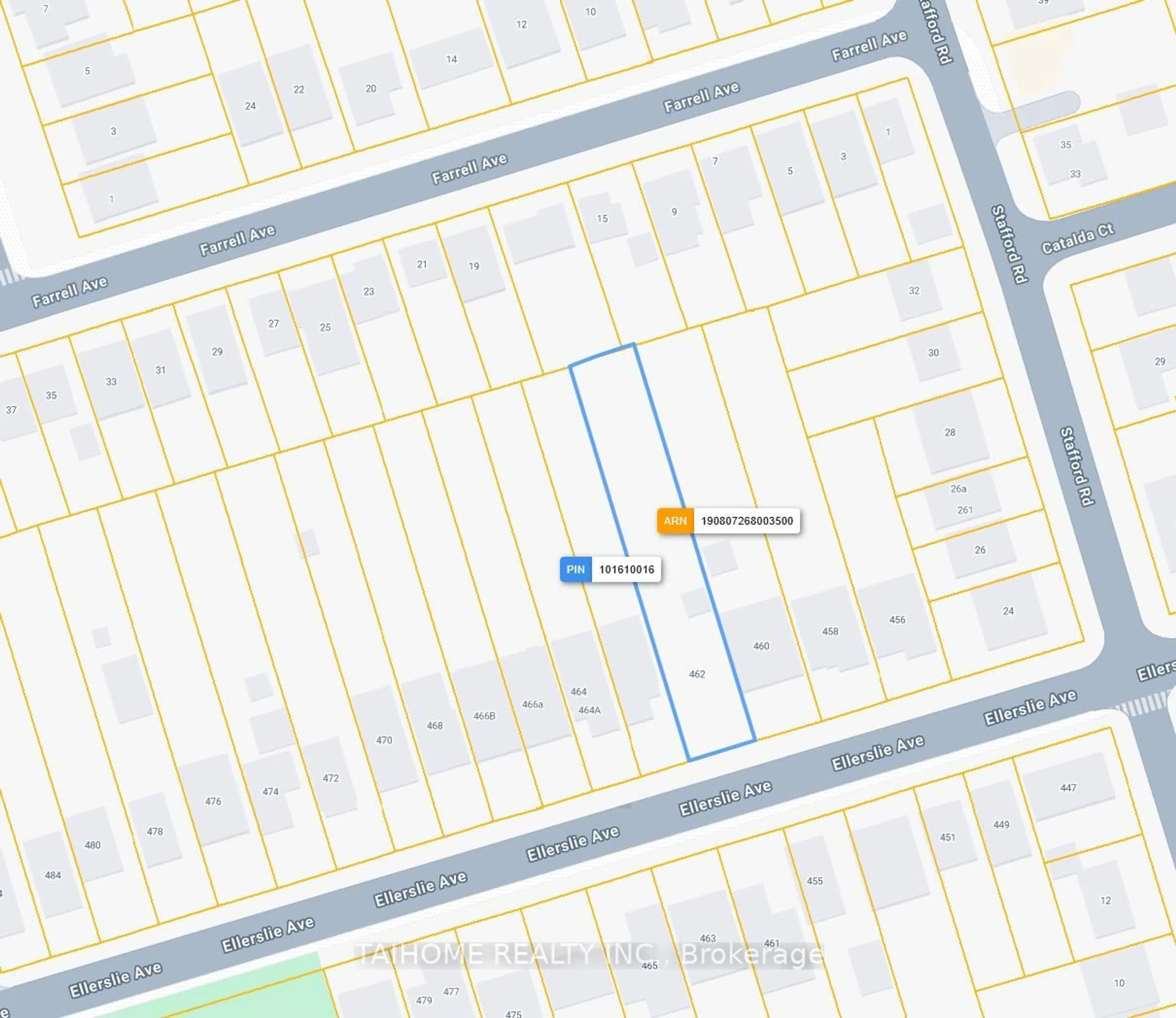 Picture of a map for 462 Ellerslie Ave, Toronto Ontario M2R 1C4