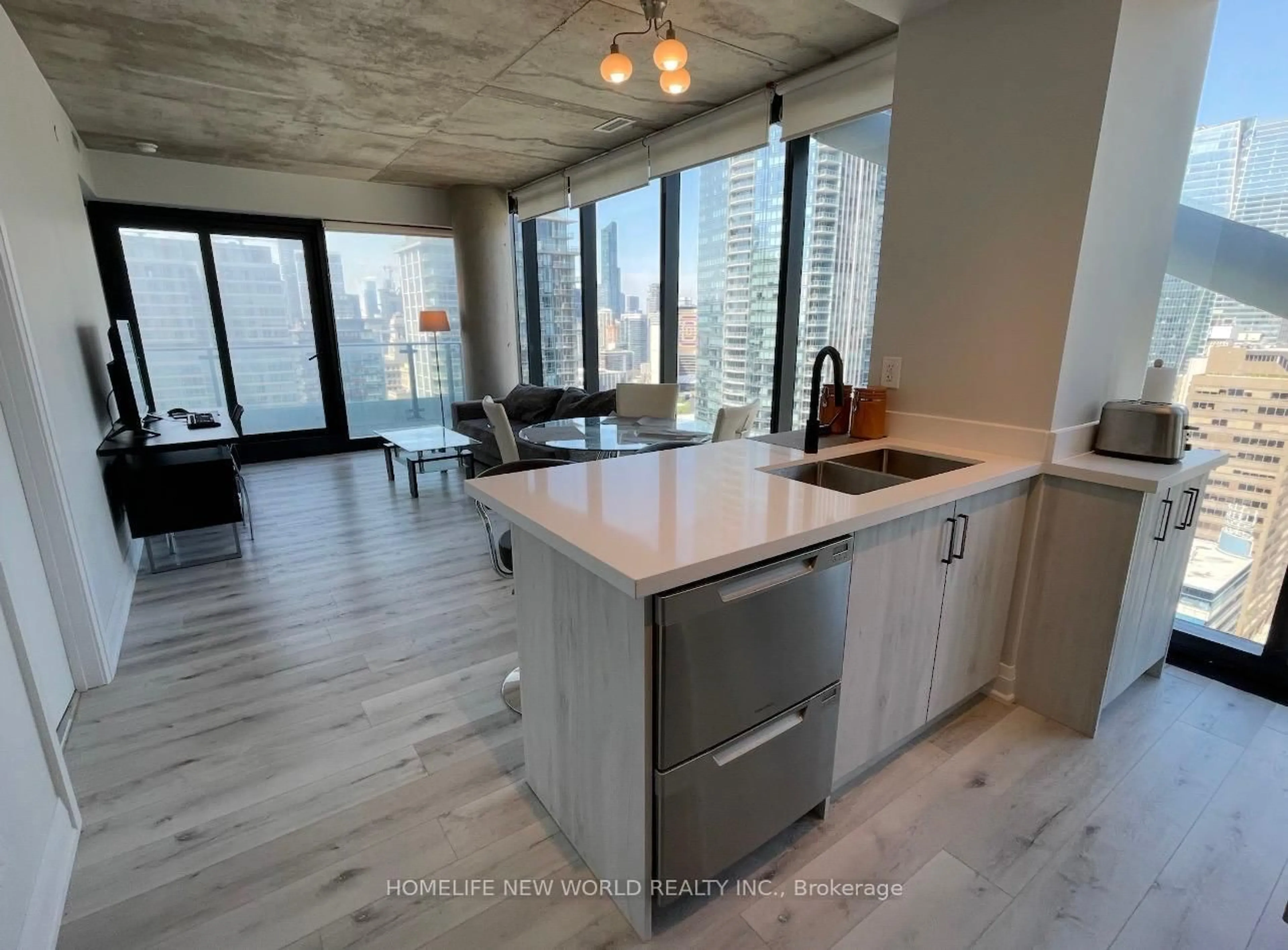 Open concept kitchen, unknown for 224 King St #2703, Toronto Ontario M5H 0A6