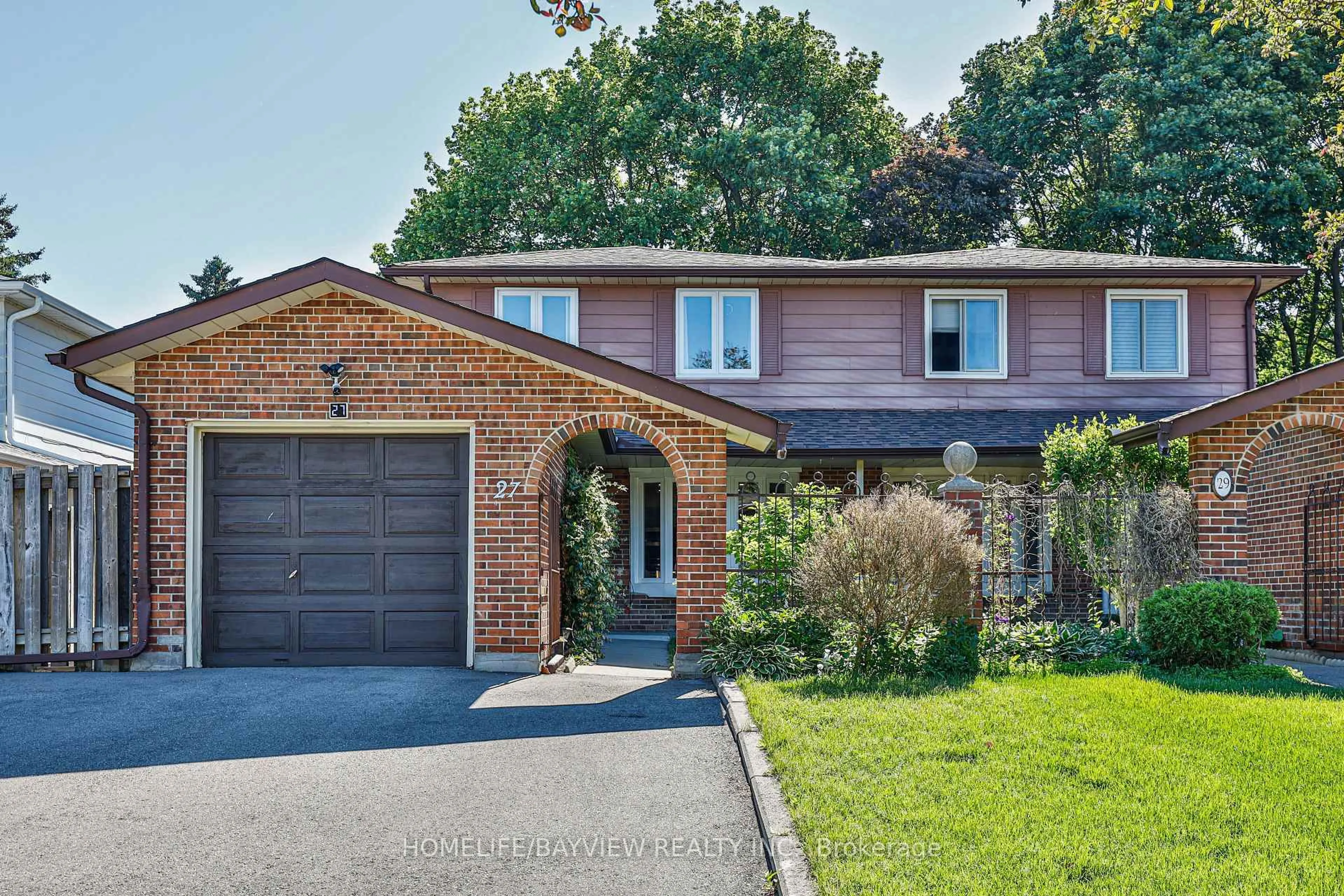 Home with brick exterior material, street for 27 Bedle Ave, Toronto Ontario M2H 1K7