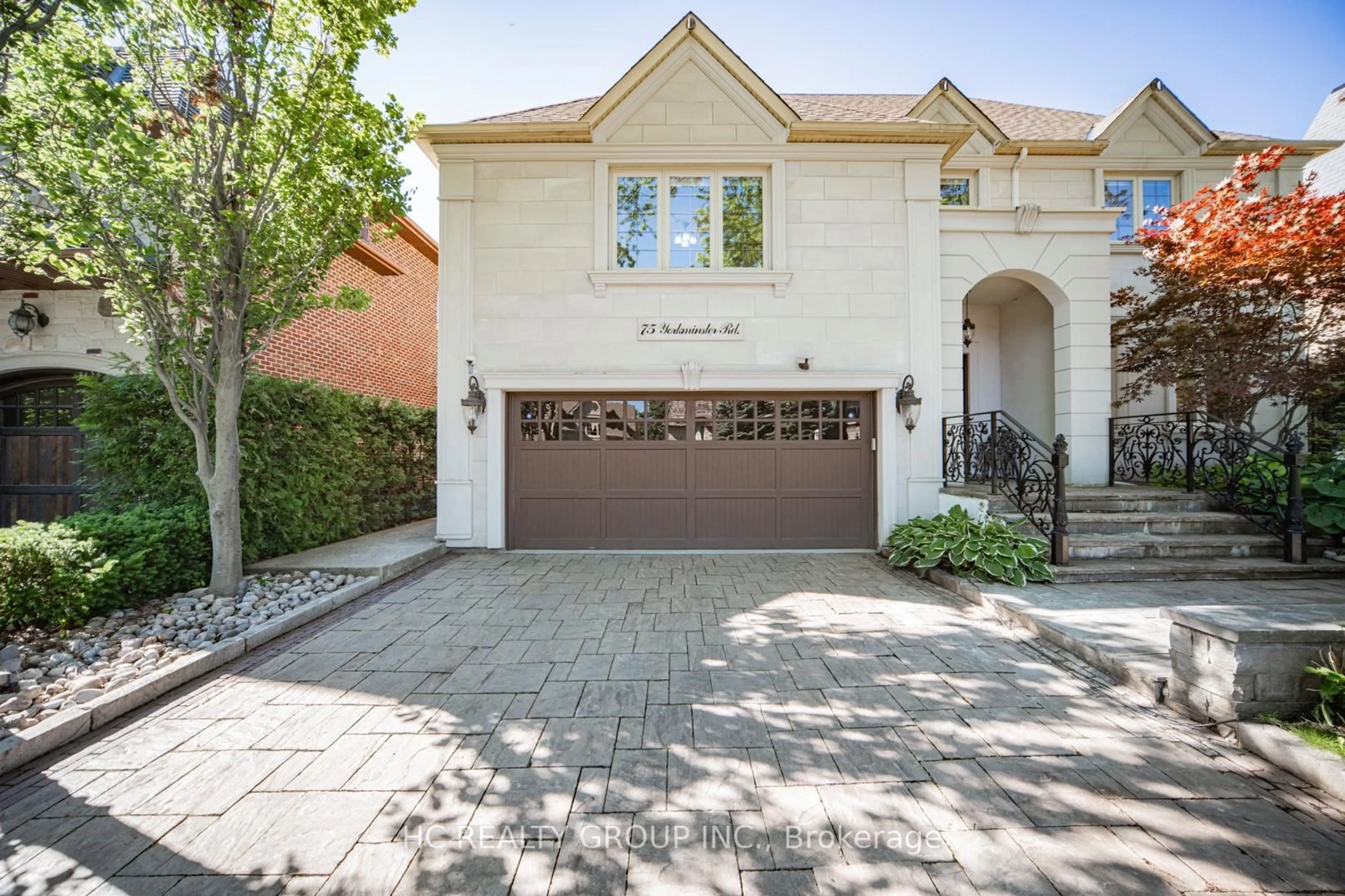 Home with brick exterior material, street for 75 Yorkminster Rd, Toronto Ontario M2P 1M4