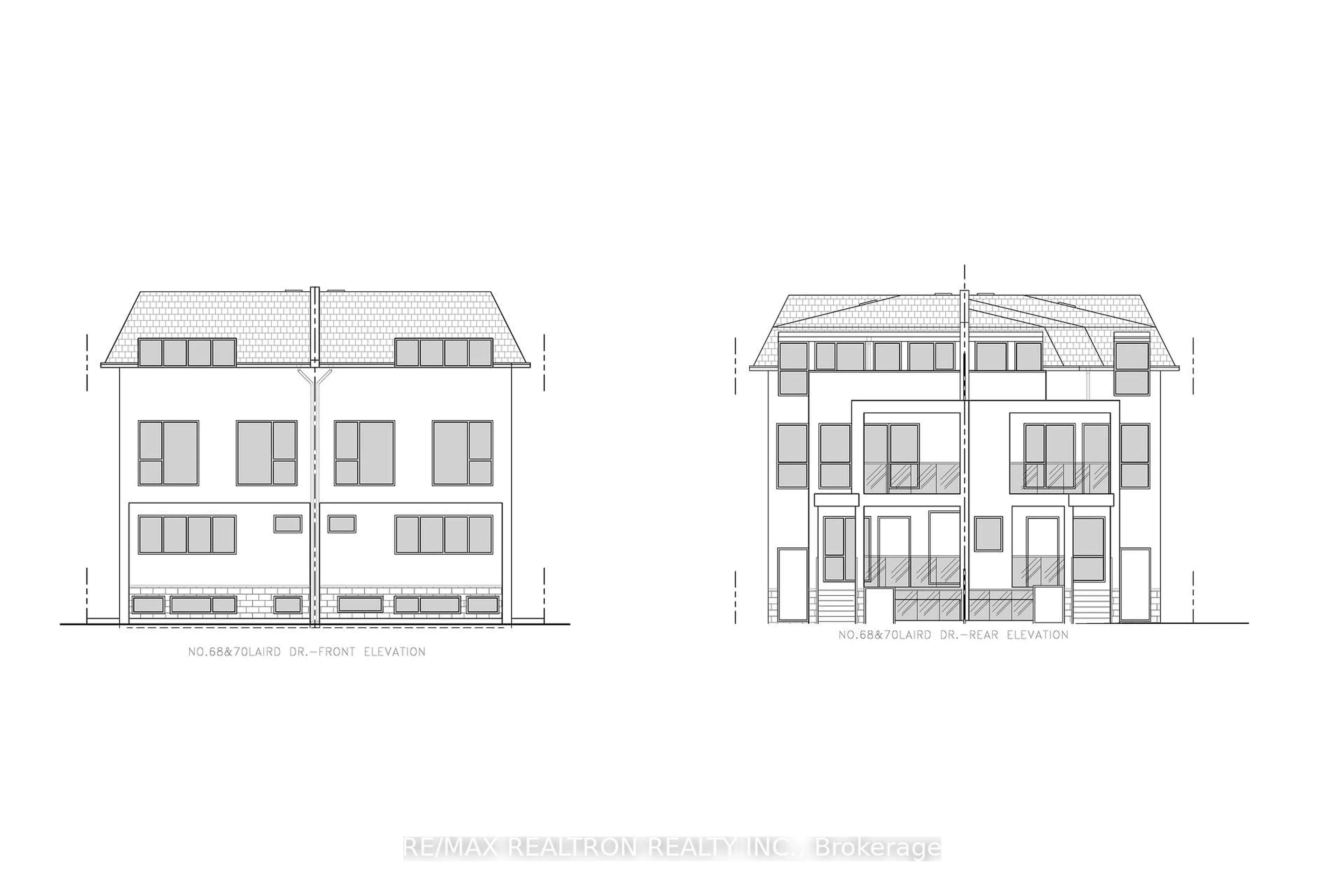 Floor plan for 68-70 Laird Dr, Toronto Ontario M4G 3V1