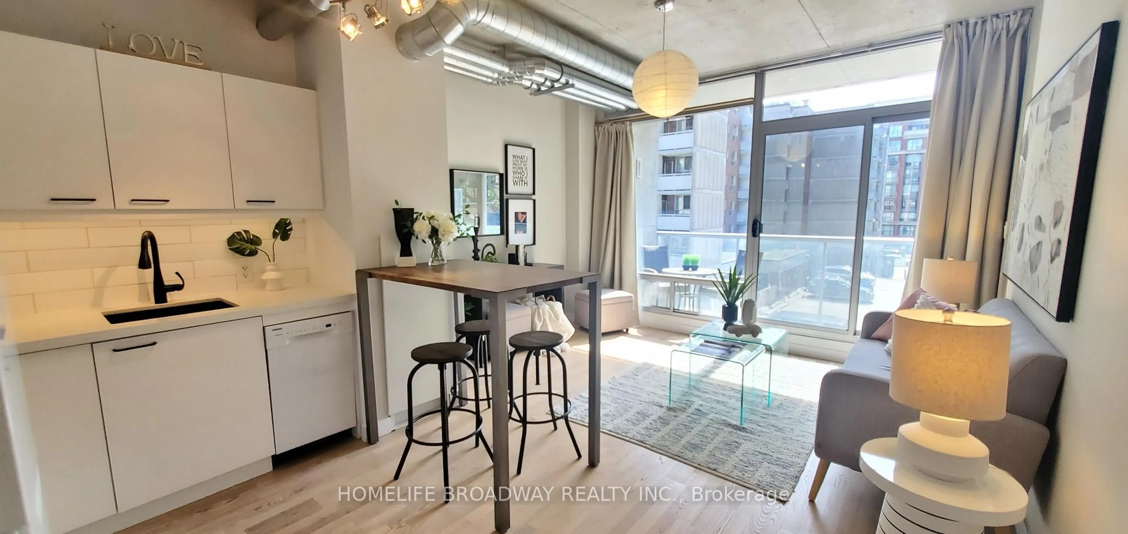Open concept kitchen, unknown for 169 John St #303, Toronto Ontario M5T 1X3