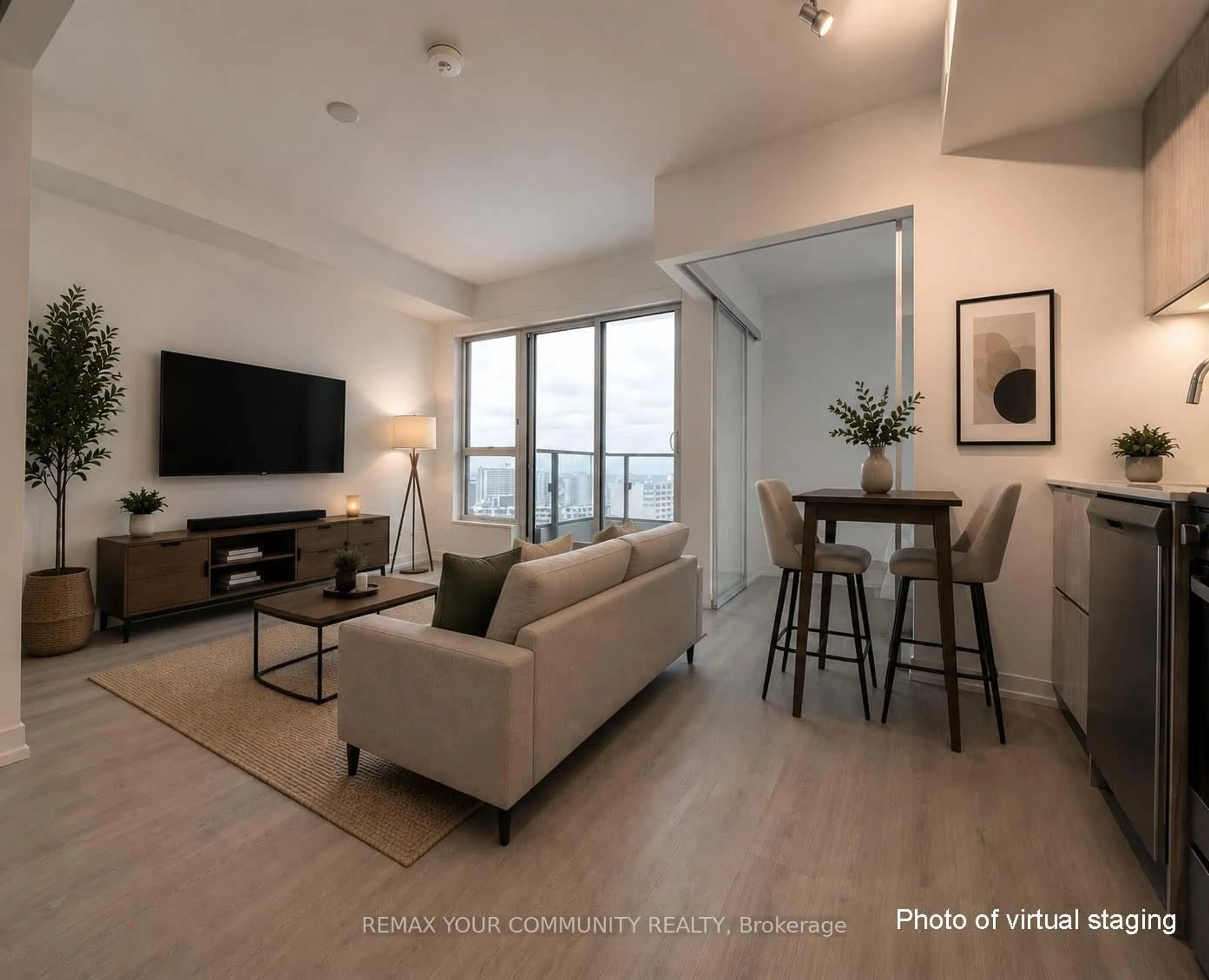 Living room with furniture, unknown for 395 Bloor St #2601, Toronto Ontario M4W 0B4