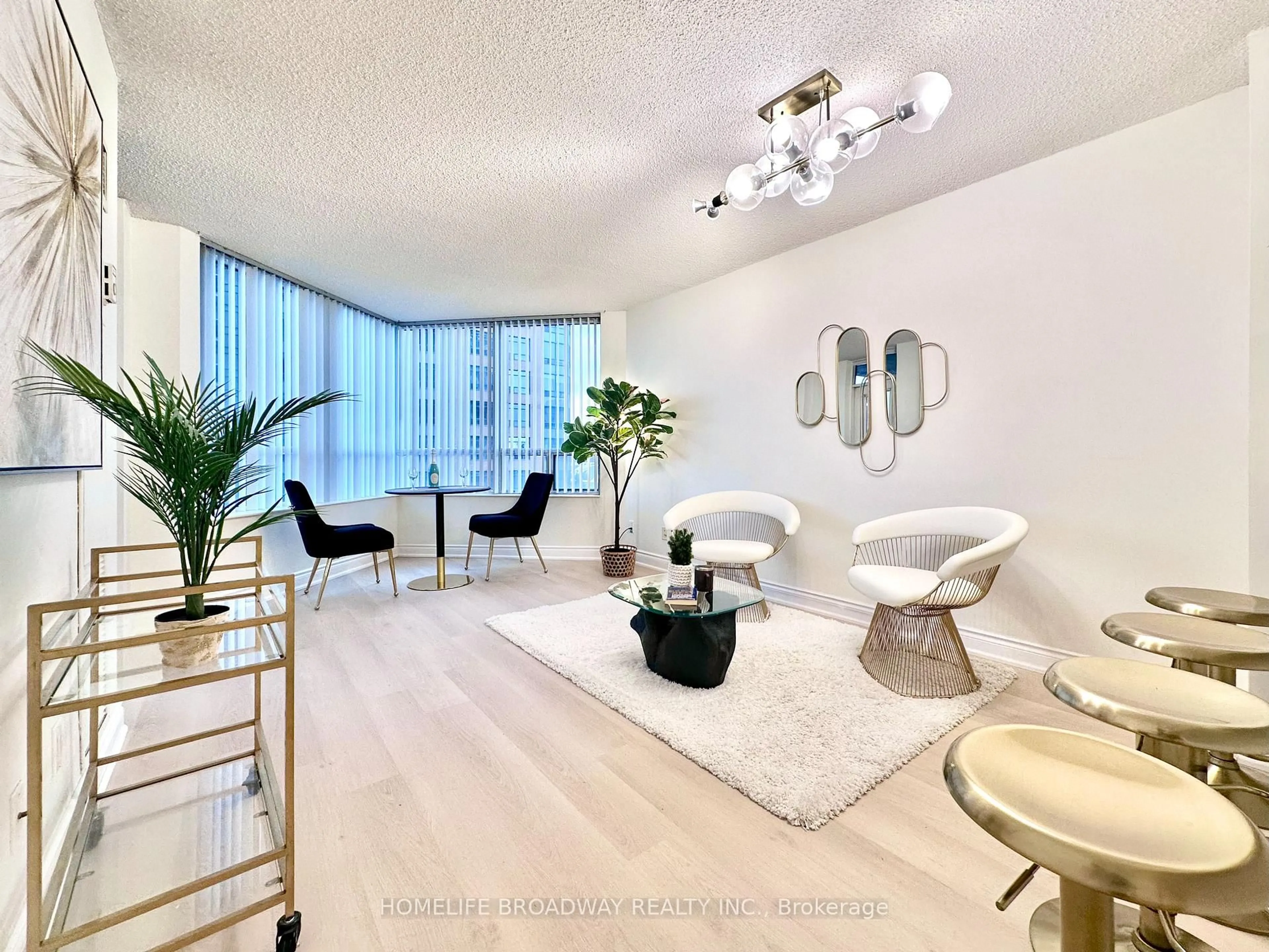Living room with furniture, unknown for 15 Northtown Way #521, Toronto Ontario M2N 7A2