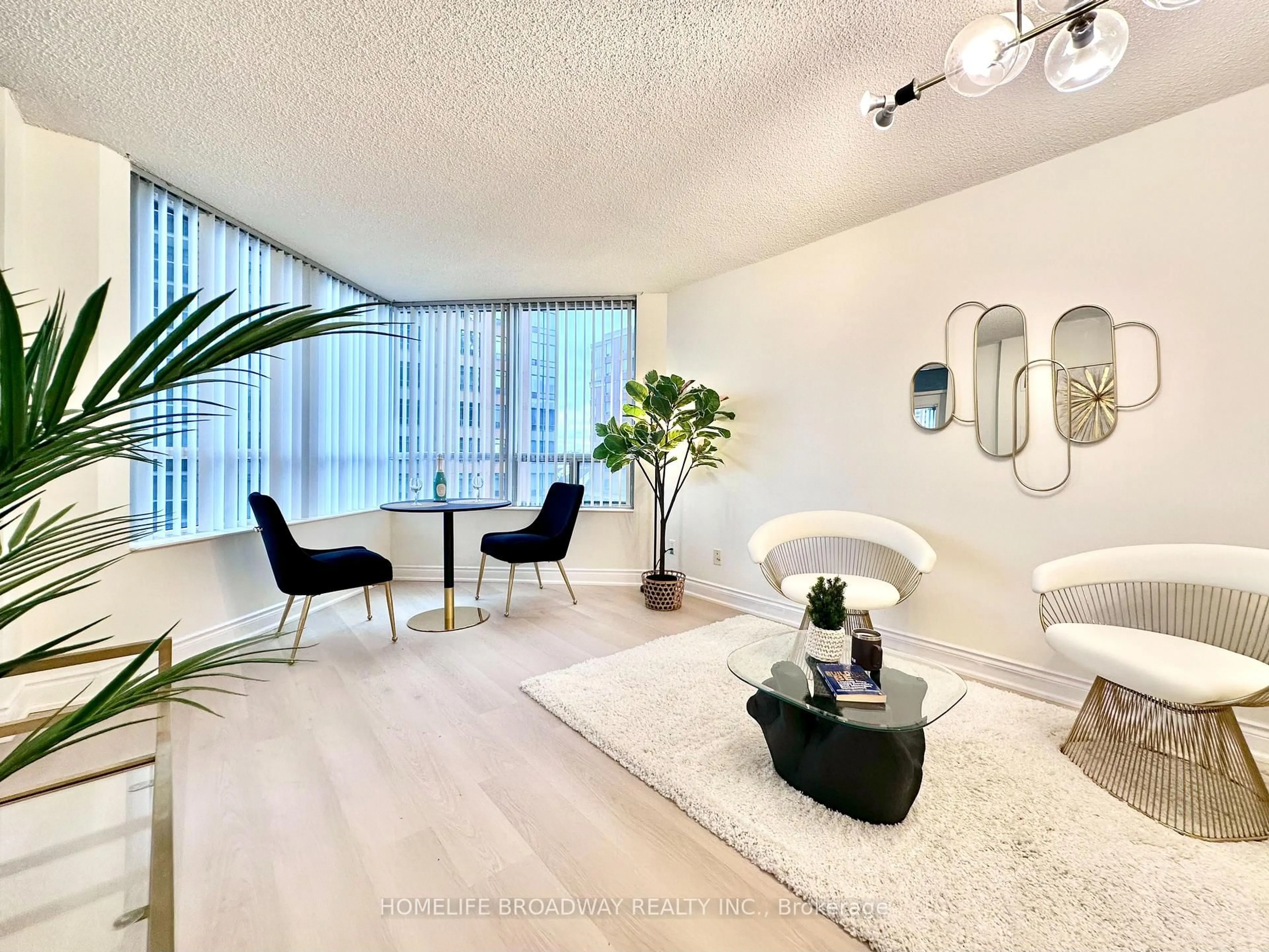 Living room with furniture, unknown for 15 Northtown Way #521, Toronto Ontario M2N 7A2