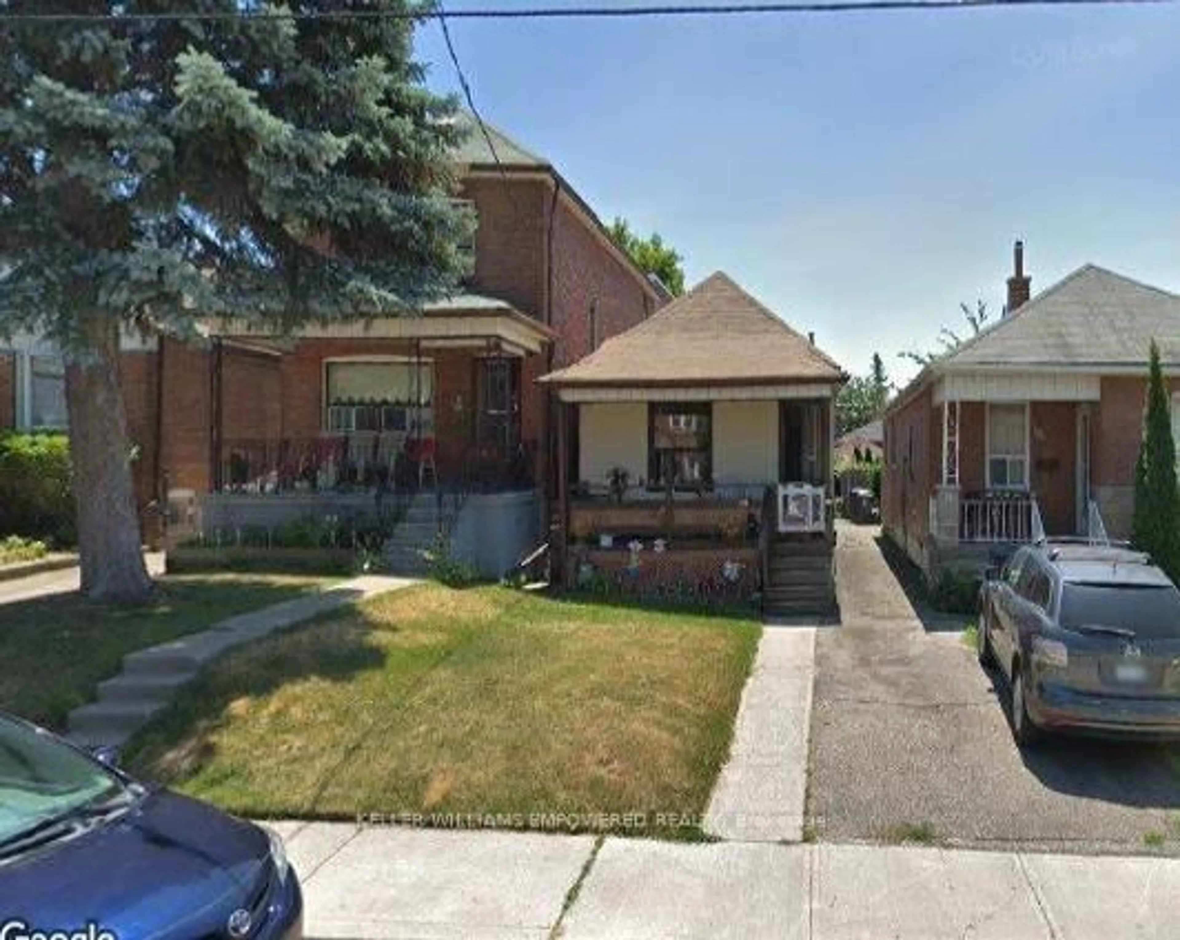 Home with brick exterior material, street for 49 Lanark Ave, Toronto Ontario M6C 2B5