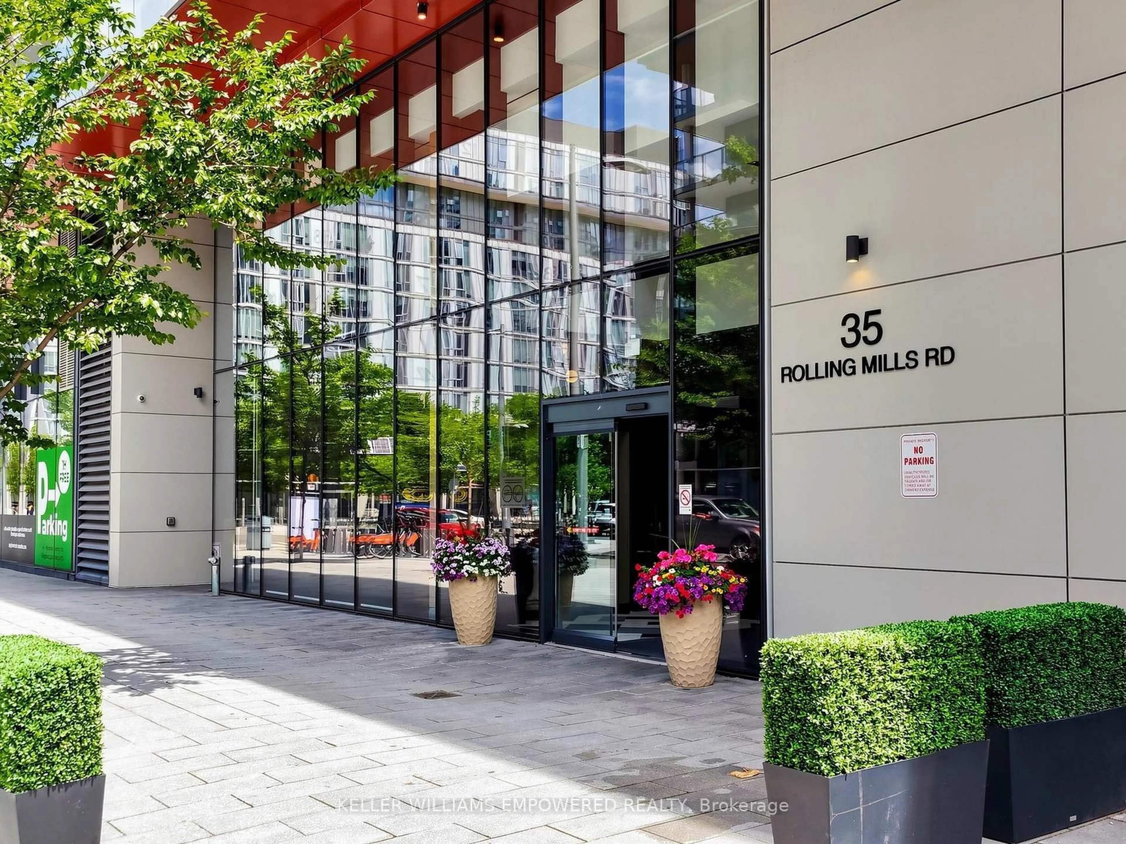 Lobby for 35 Rolling Mills Rd #N433, Toronto Ontario M5A 0V6