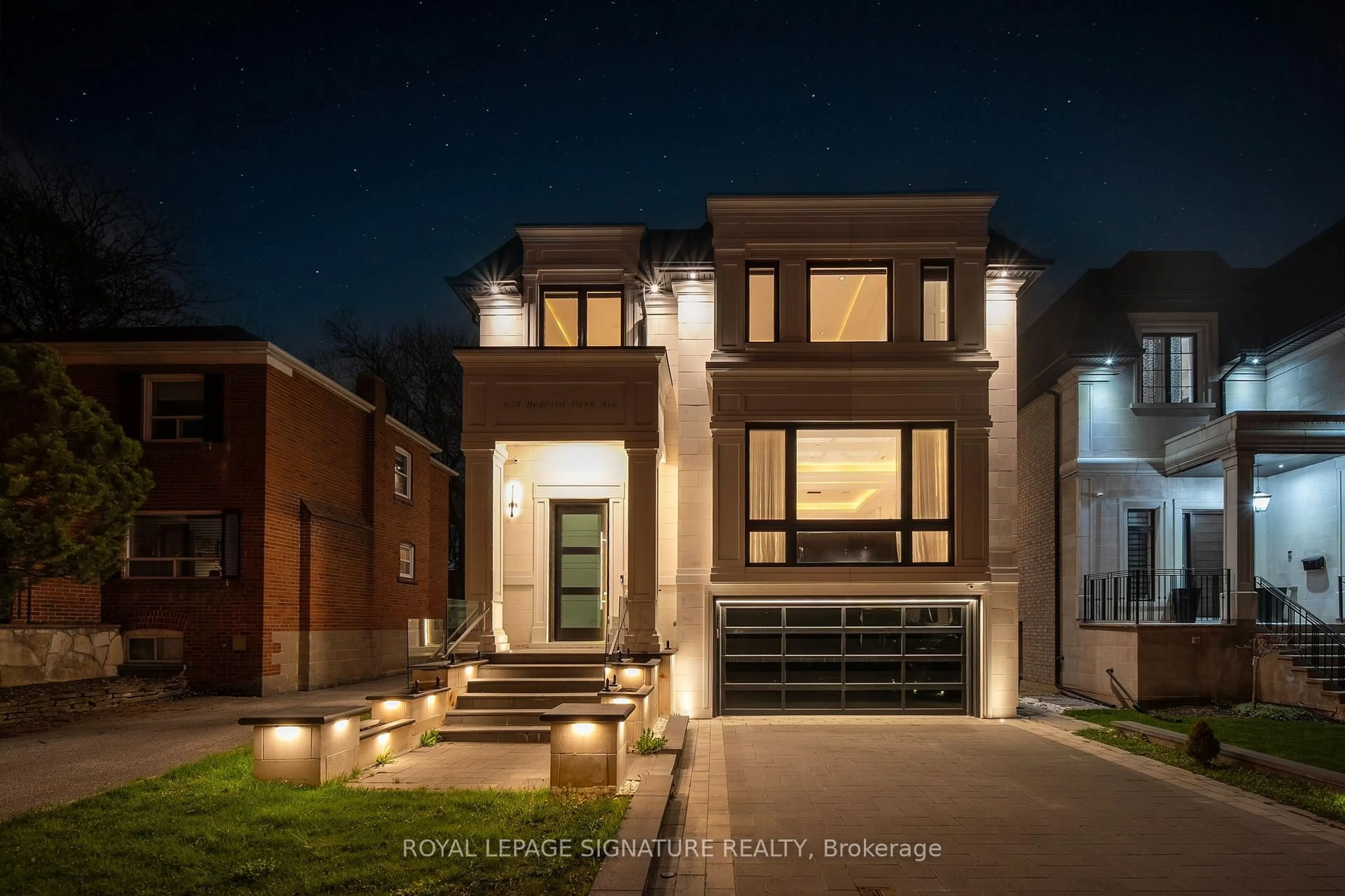 Home with brick exterior material, street for 658 Bedford Pk Ave, Toronto Ontario M5M 1K3