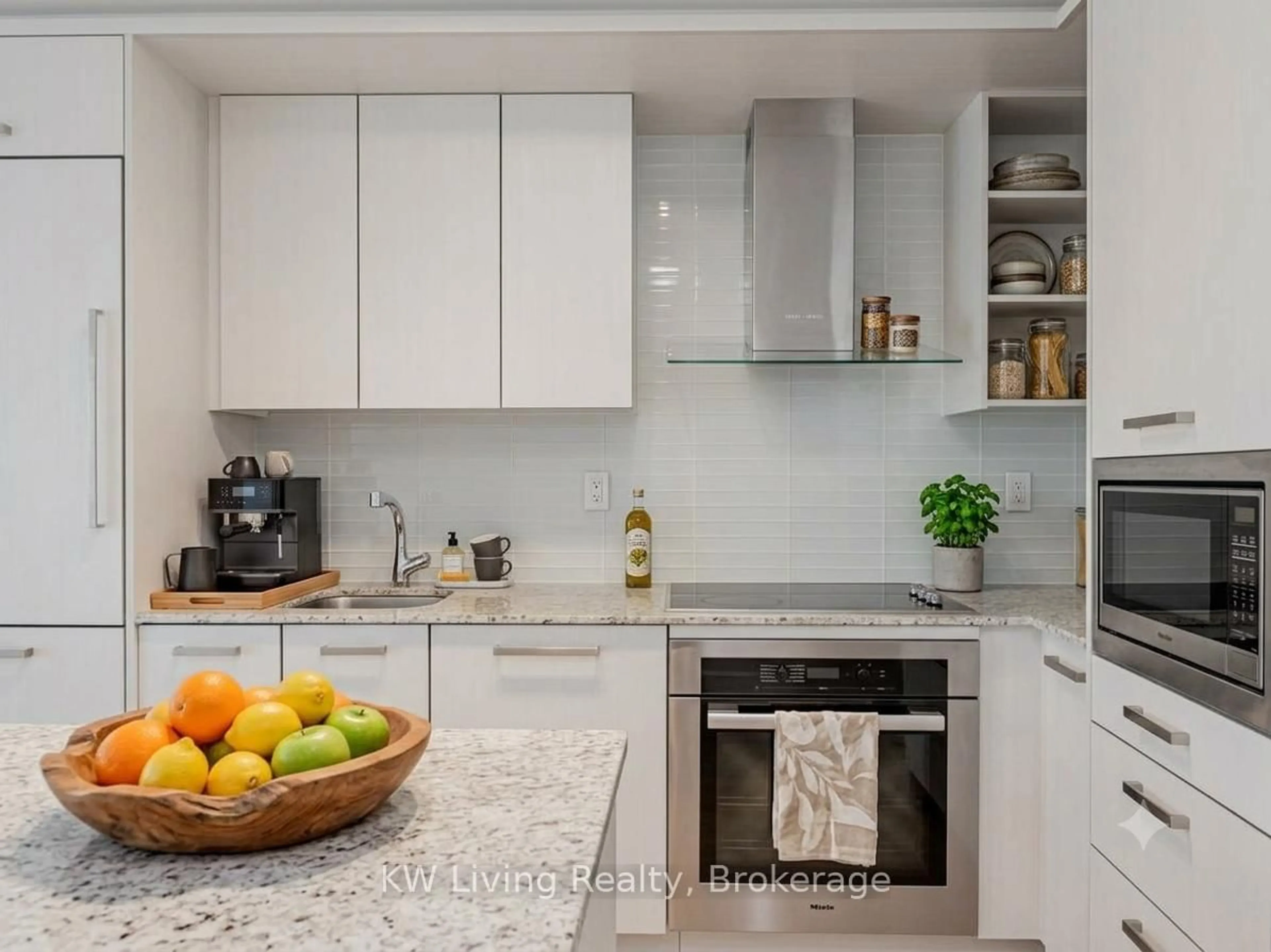 Contemporary kitchen, ceramic/tile floor for 3018 Yonge St #409, Toronto Ontario M4N 0A5
