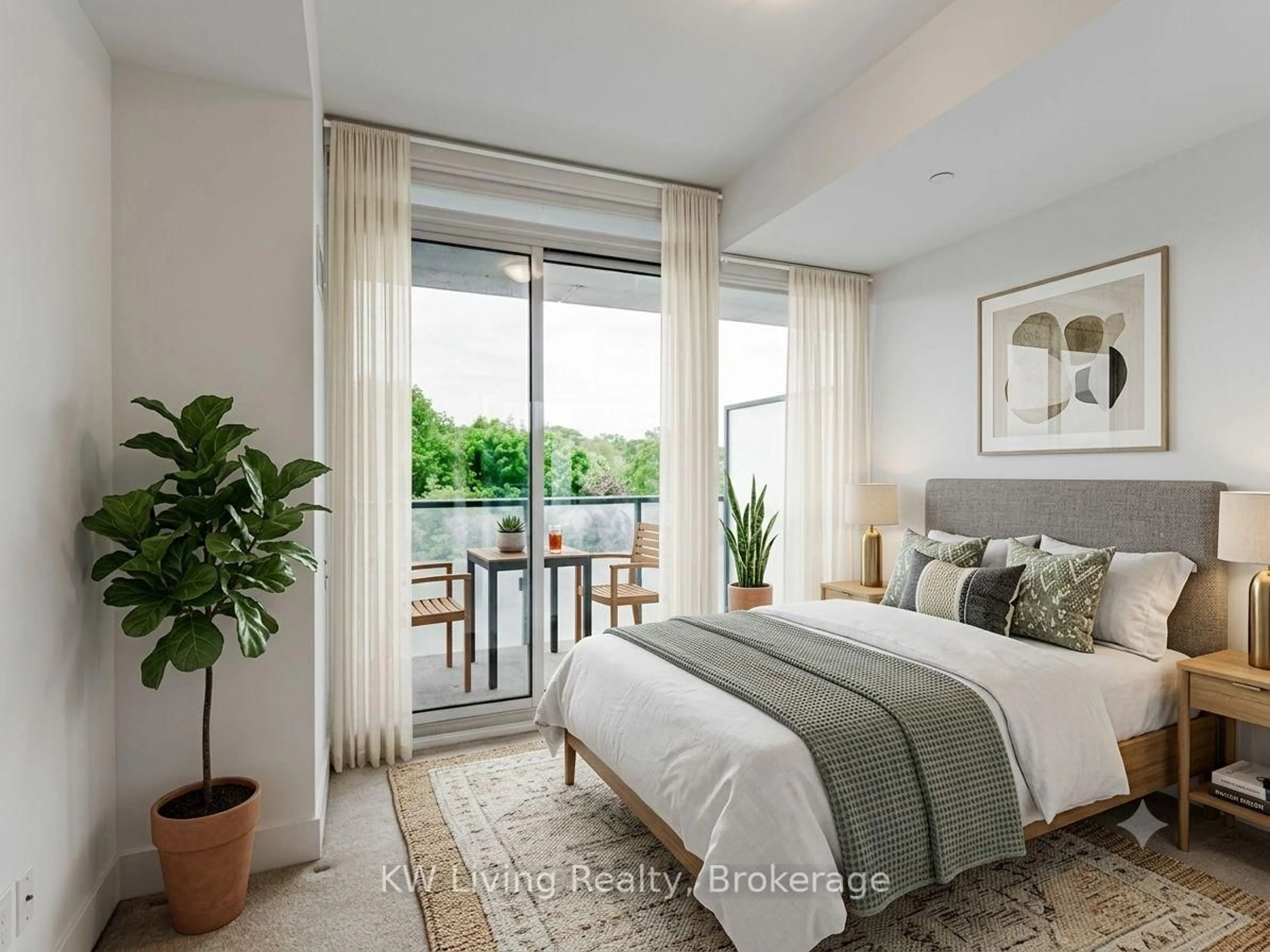 Bedroom with bed, unknown for 3018 Yonge St #409, Toronto Ontario M4N 0A5