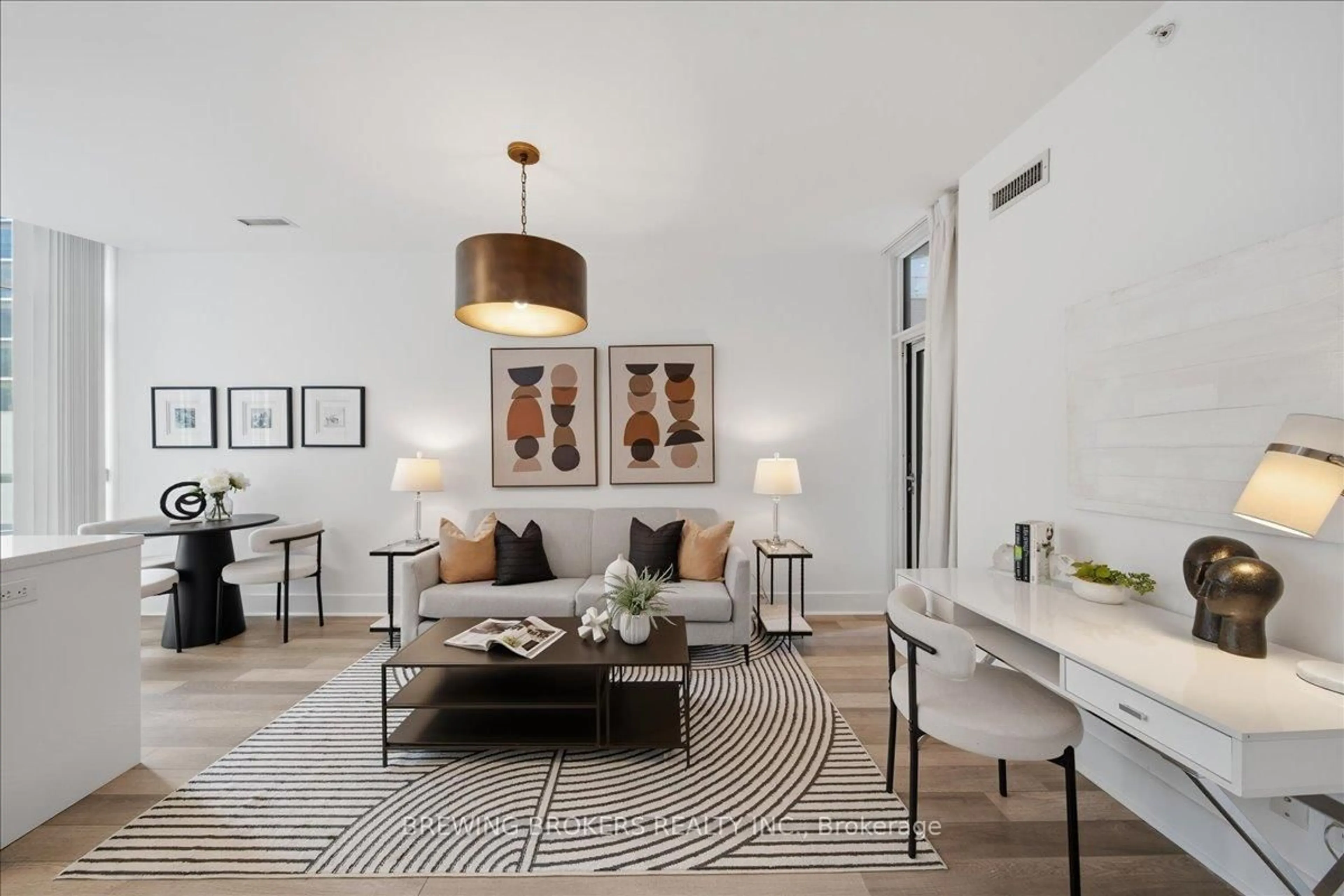 Living room with furniture, unknown for 32 Davenport Rd #416, Toronto Ontario M5R 0B5